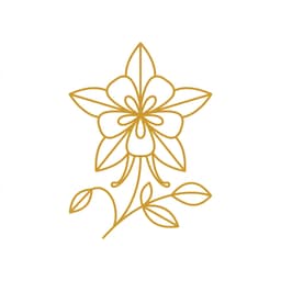 La flor de aguileña