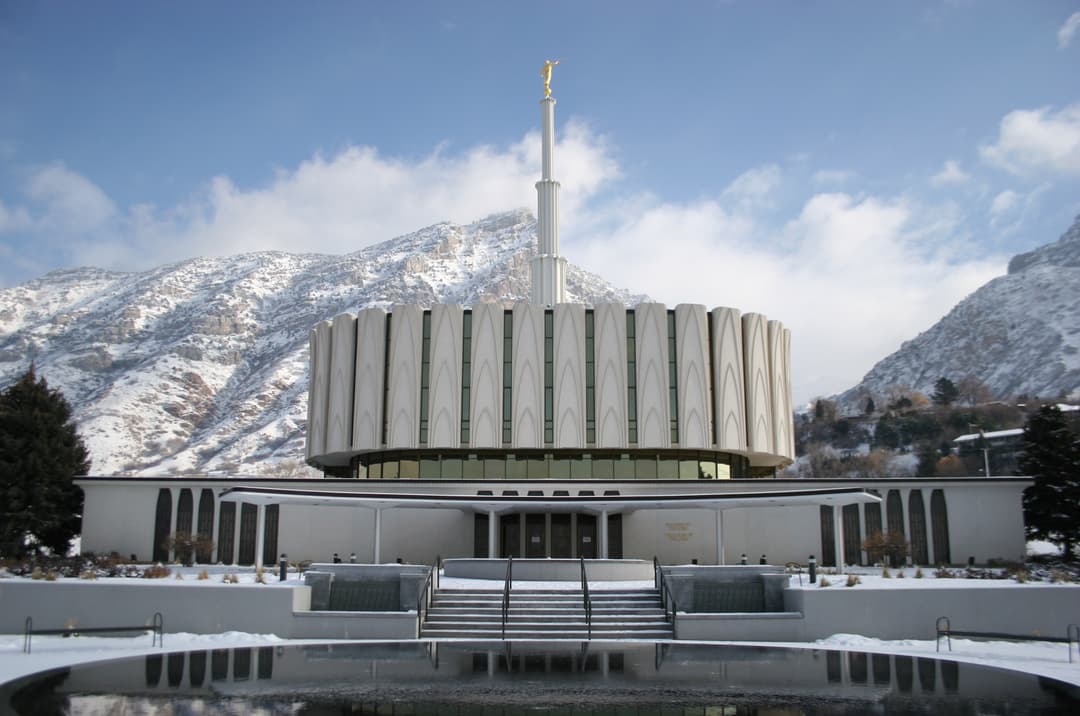 Wide-angle view with Y Mountain in the background