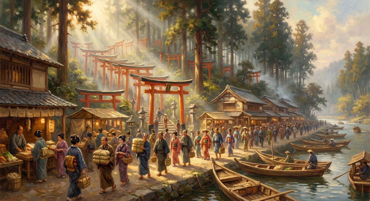 The Flourishing of Commerce During the Edo Period
