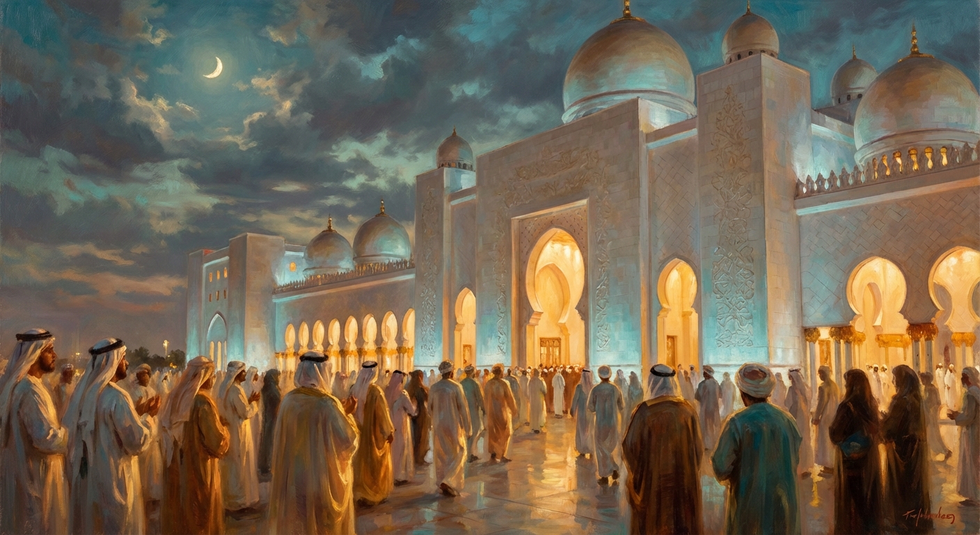 The Inauguration of the Sheikh Zayed Grand Mosque During Ramadan