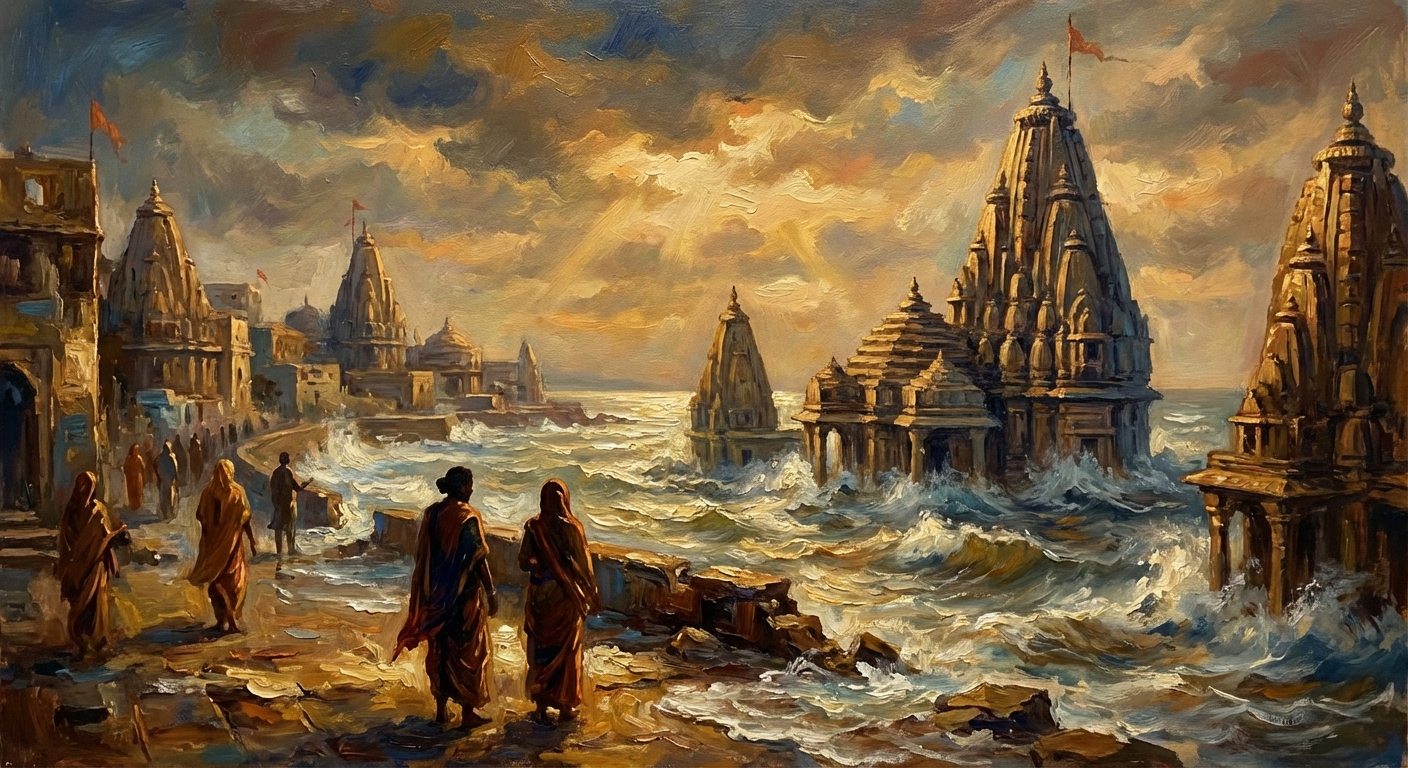 The Submergence of the Ancient City of Dwarka