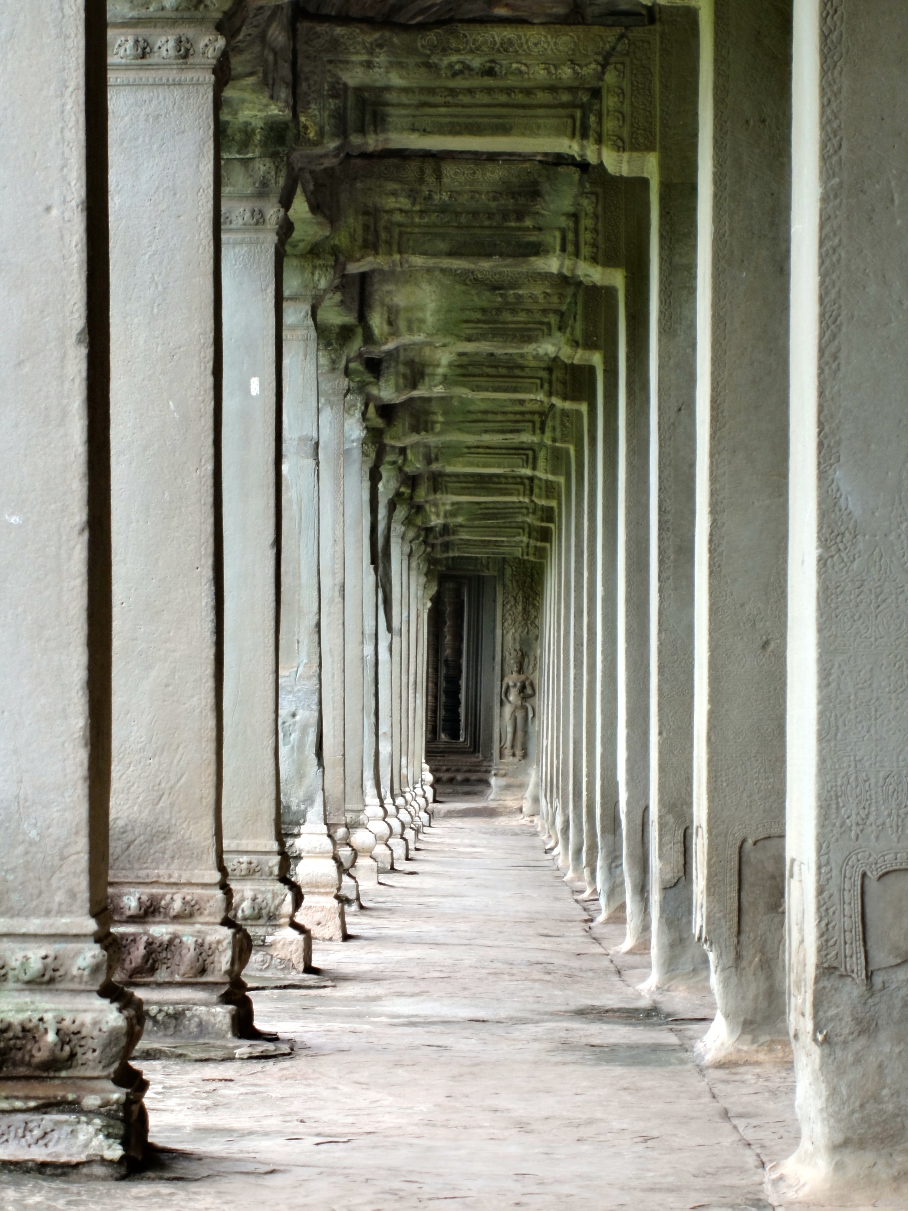 The grand entrance to Angkor Wat.