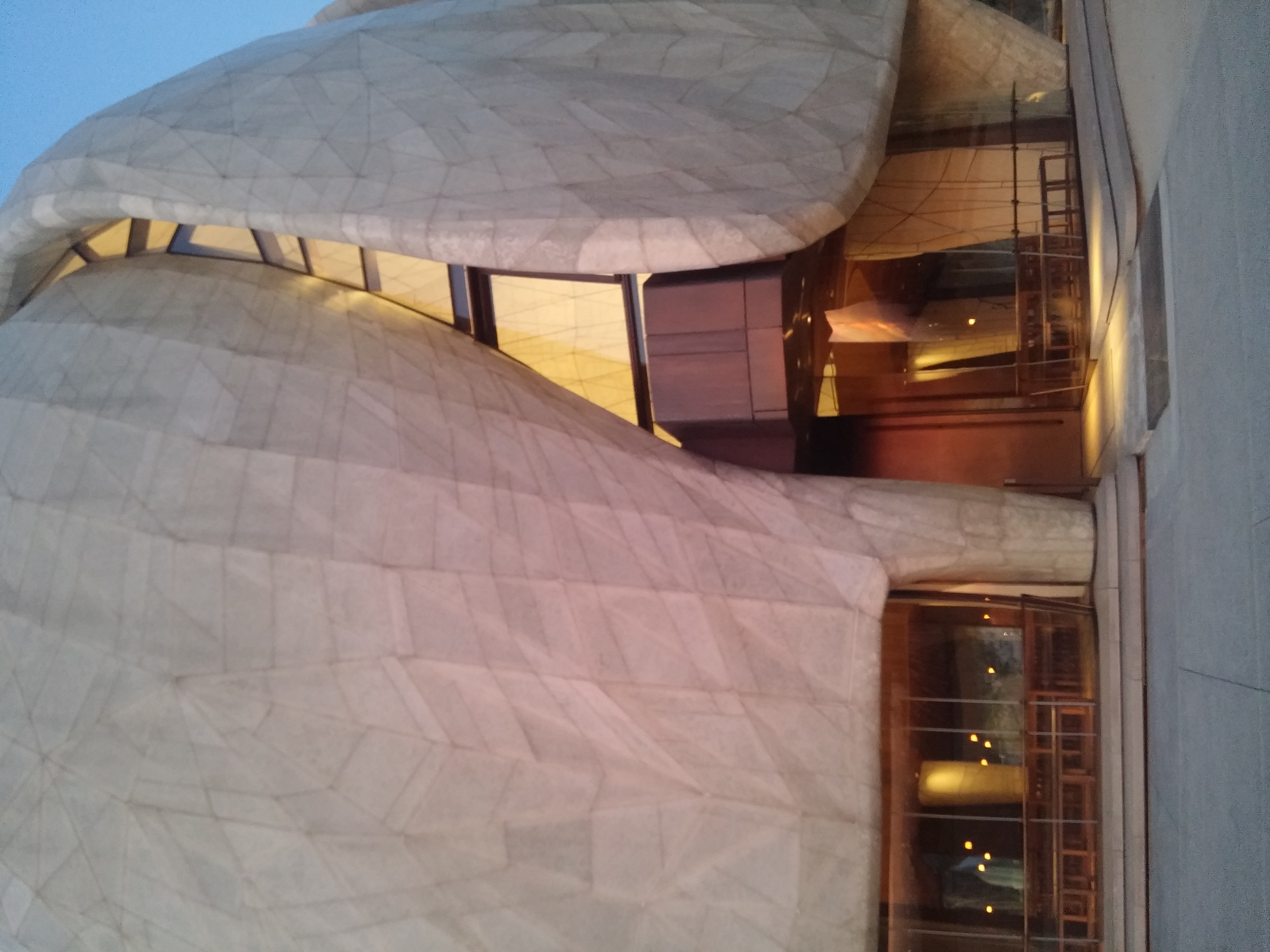 The angel Moroni statue atop the temple spire.