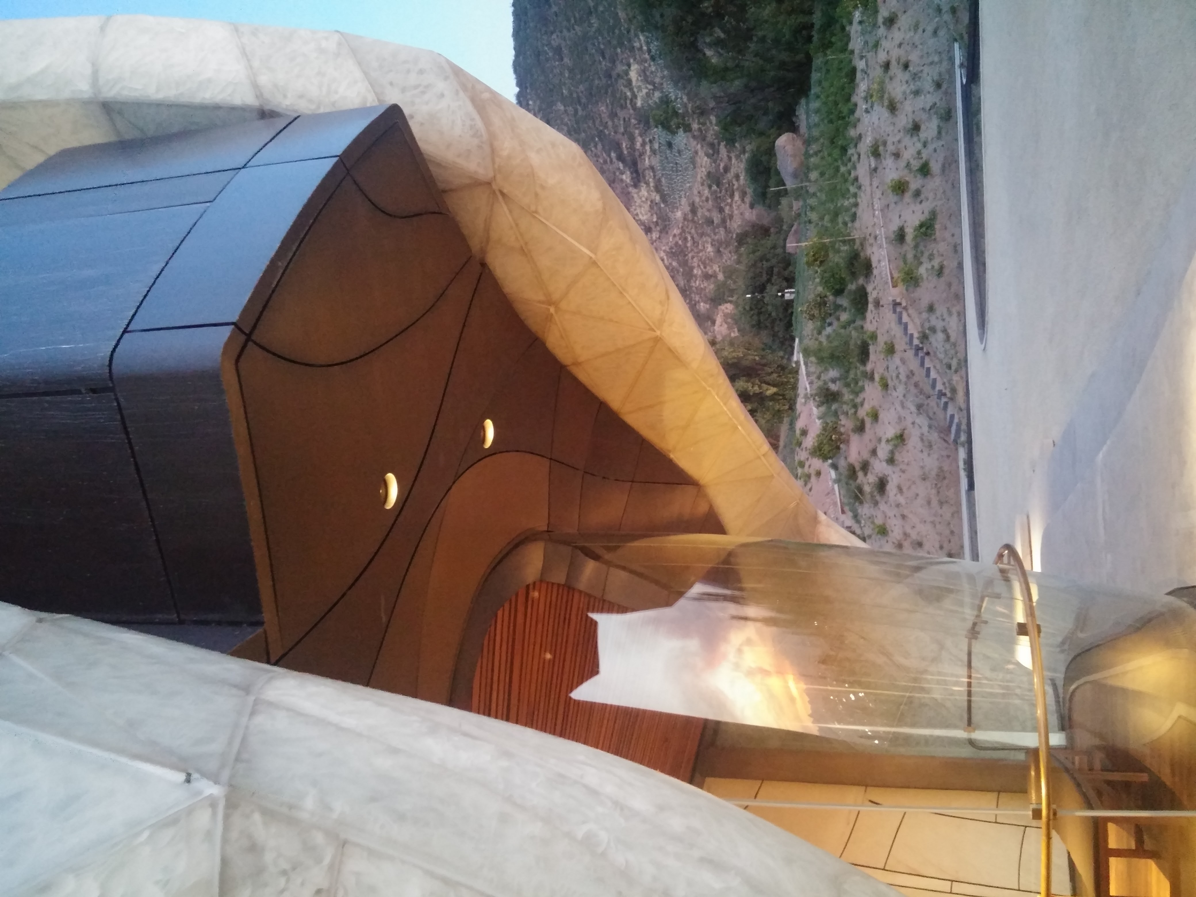 The Santiago Chile Temple surrounded by trees.