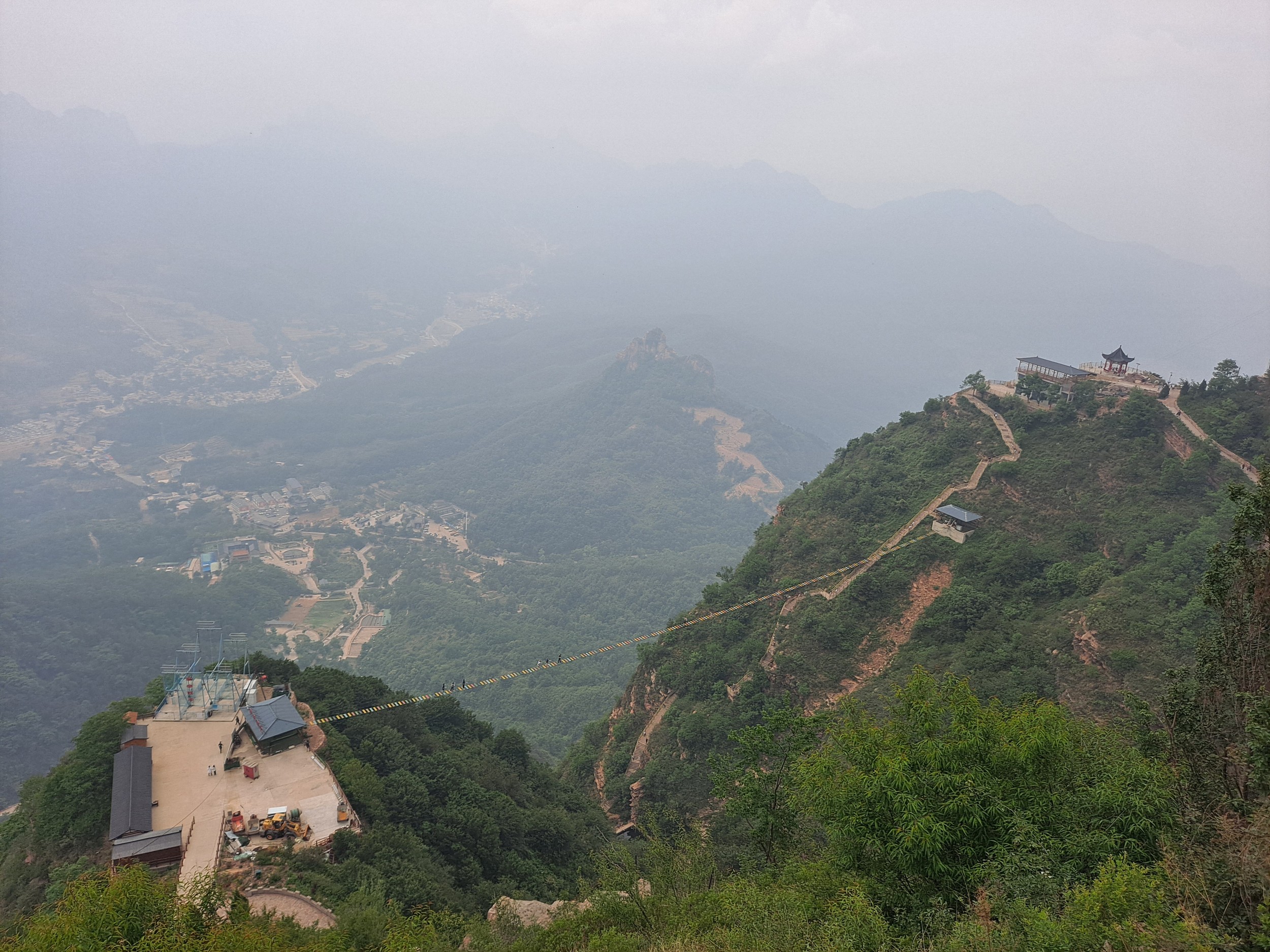A serene view of the Wudang Mountains, reflecting the Taoist ideal of living in harmony with nature.