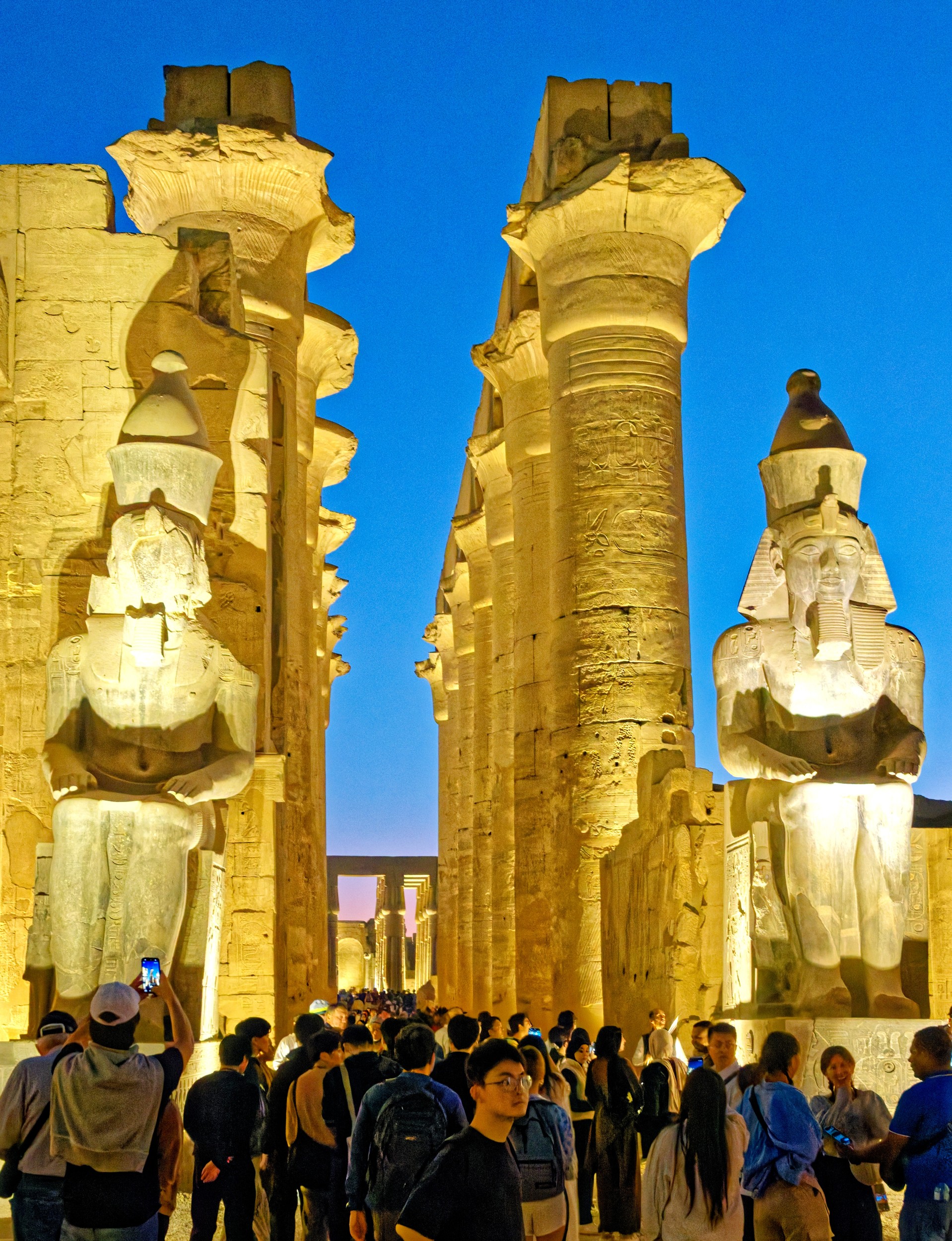 Le premier pylône de Ramsès II.