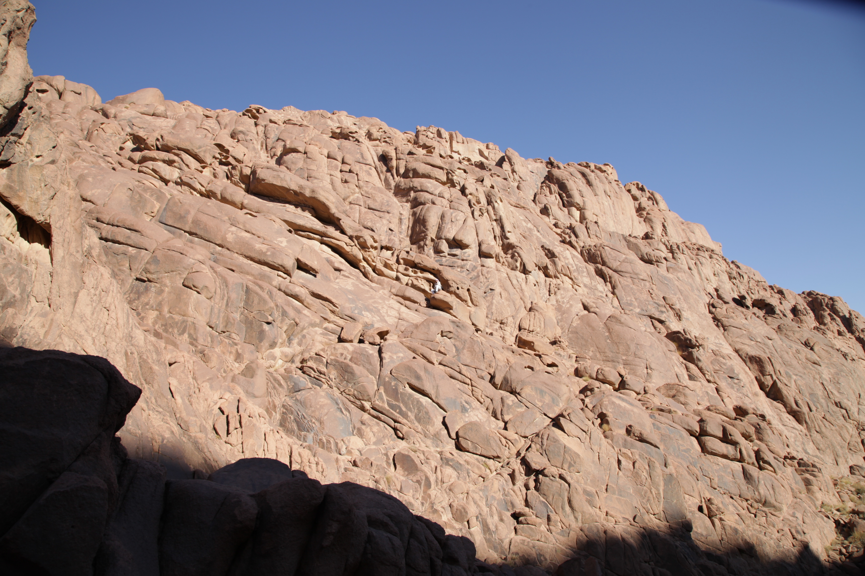 A view of the Sinai Peninsula from Mount Sinai.