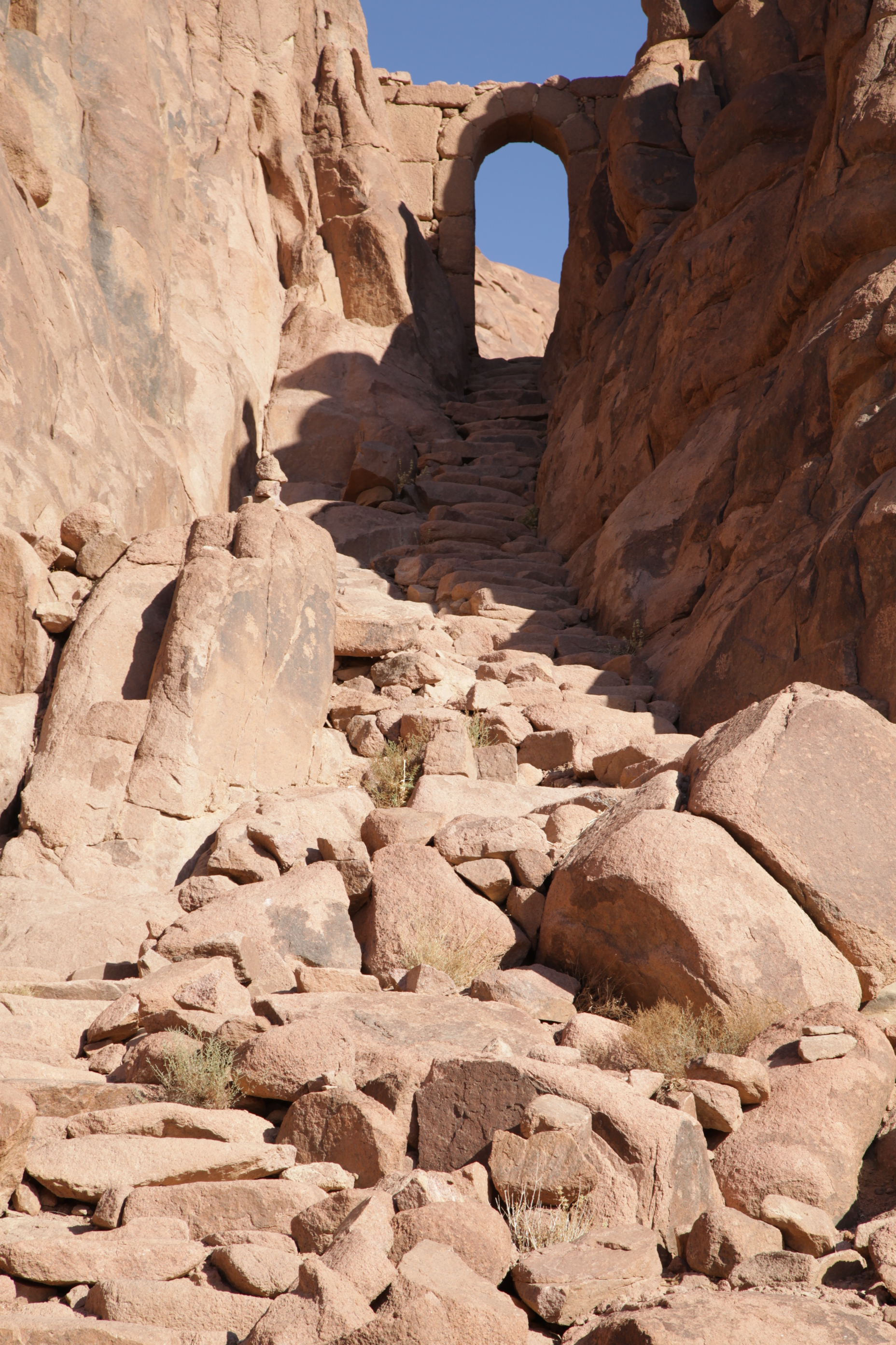The landscape surrounding Mount Sinai.