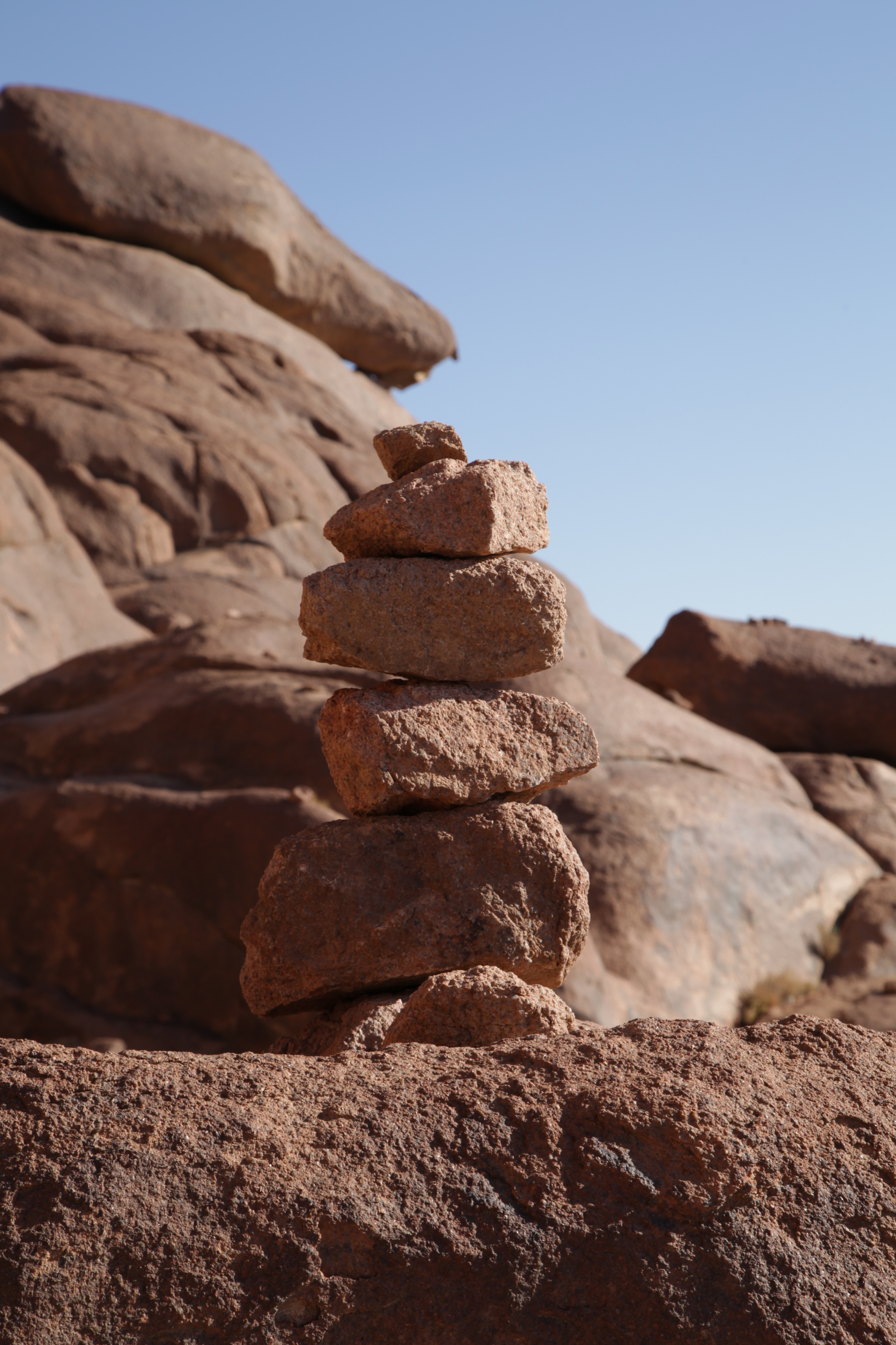 The serene atmosphere of Mount Sinai.