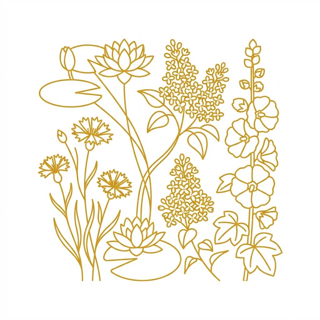 Monet's Garden Flora