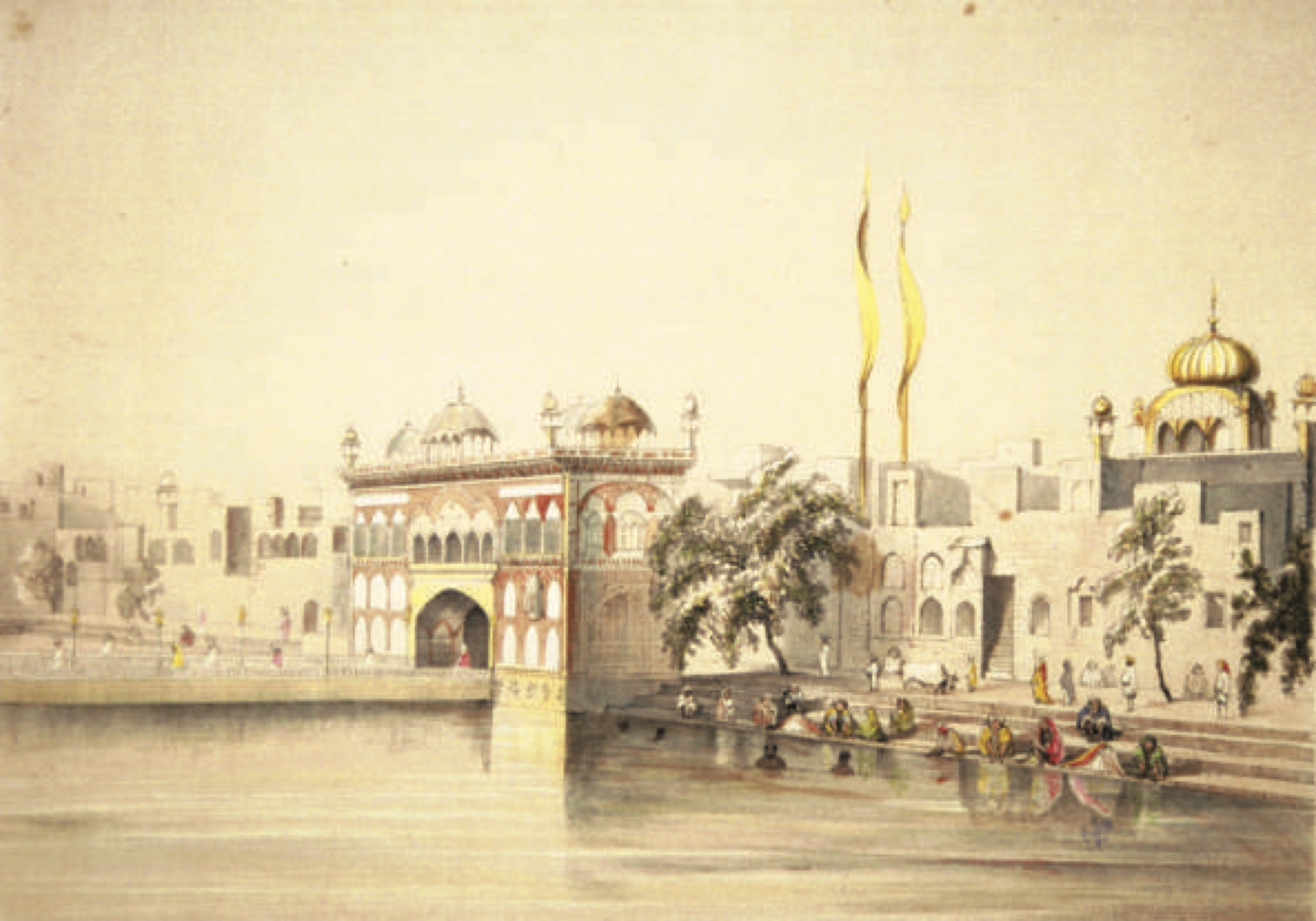 Architectural details of the Akal Takht