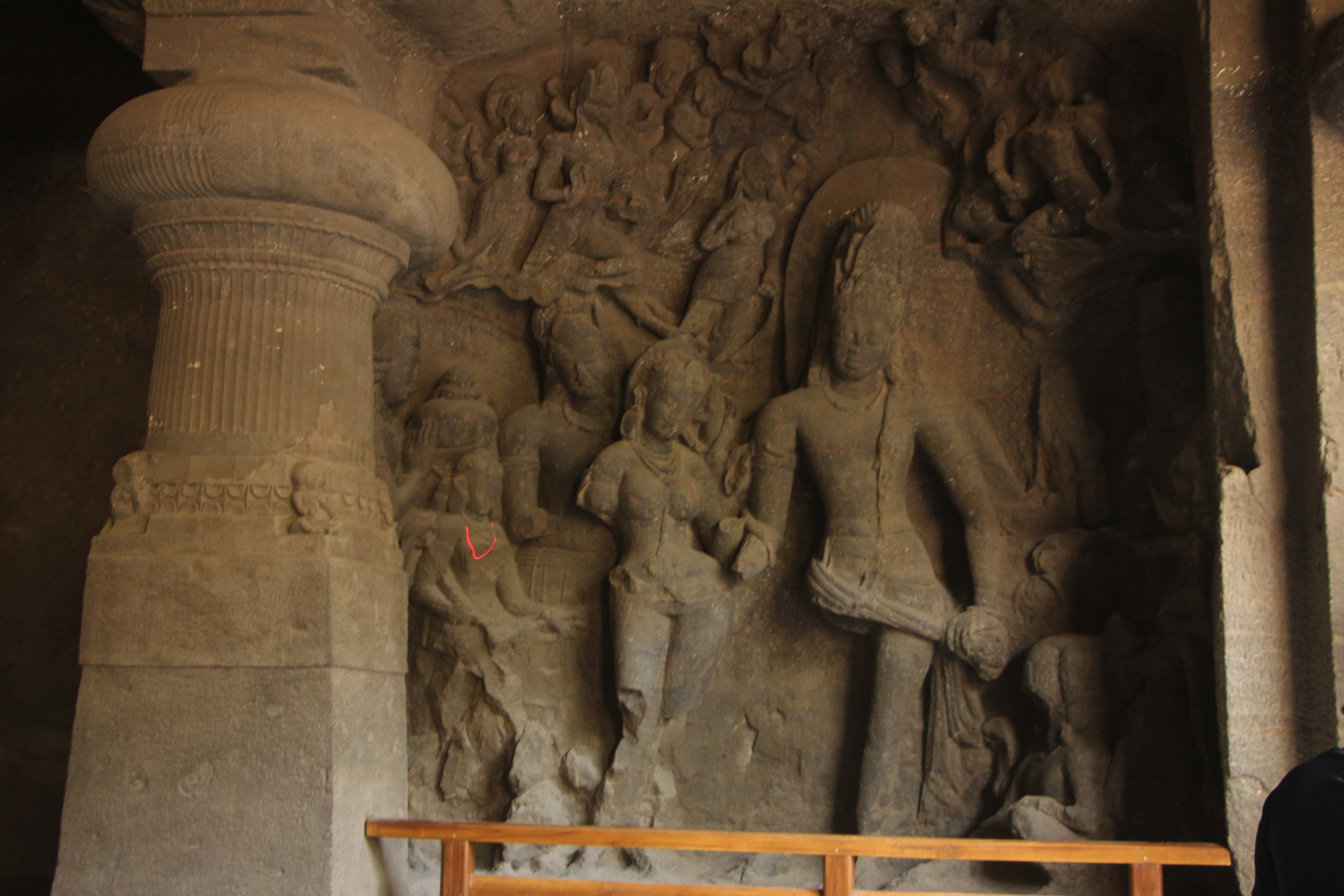 A glimpse into the rich religious and artistic heritage of India.