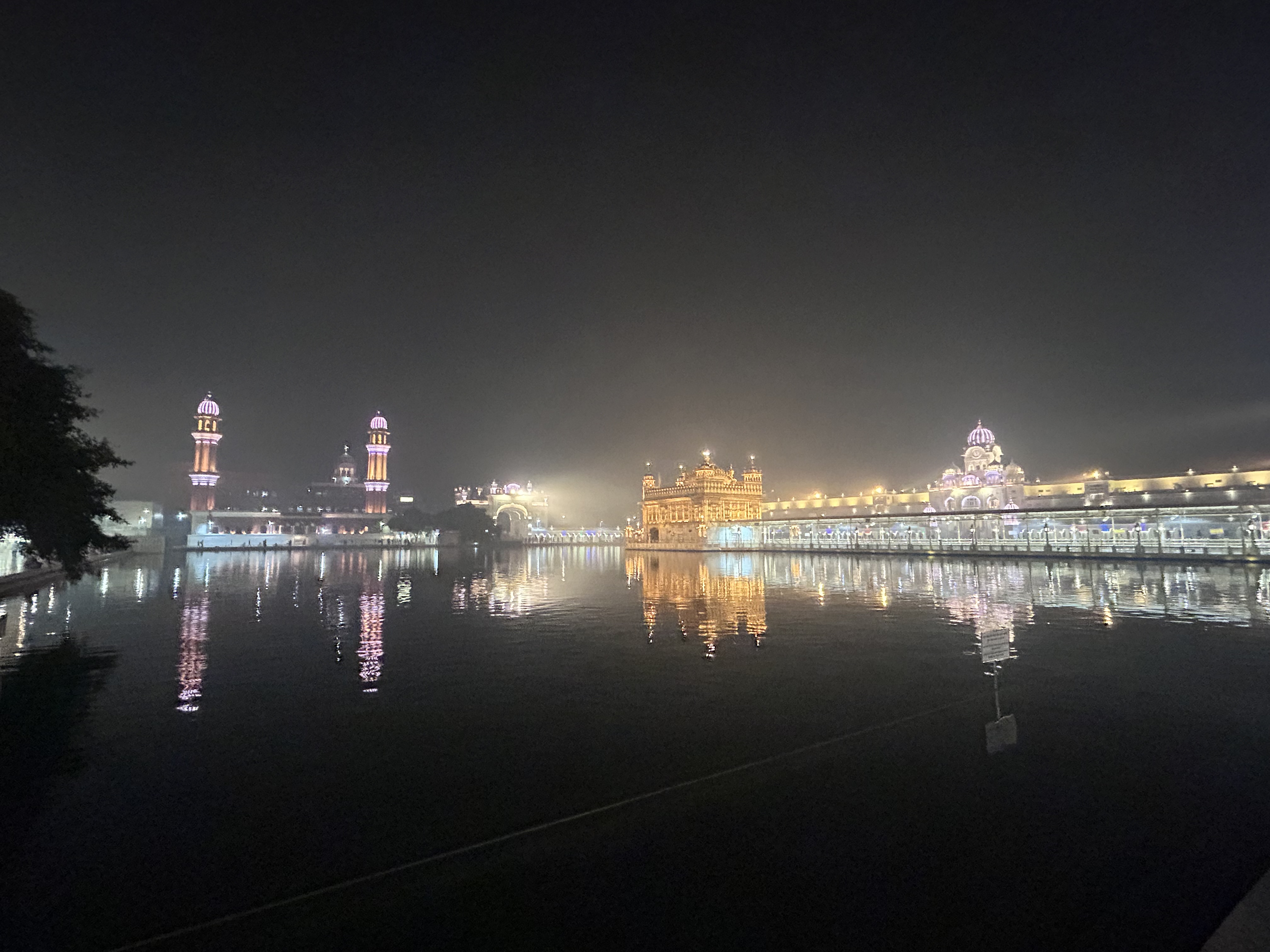 A view of the Akal Takht, the seat of Sikh religious authority.