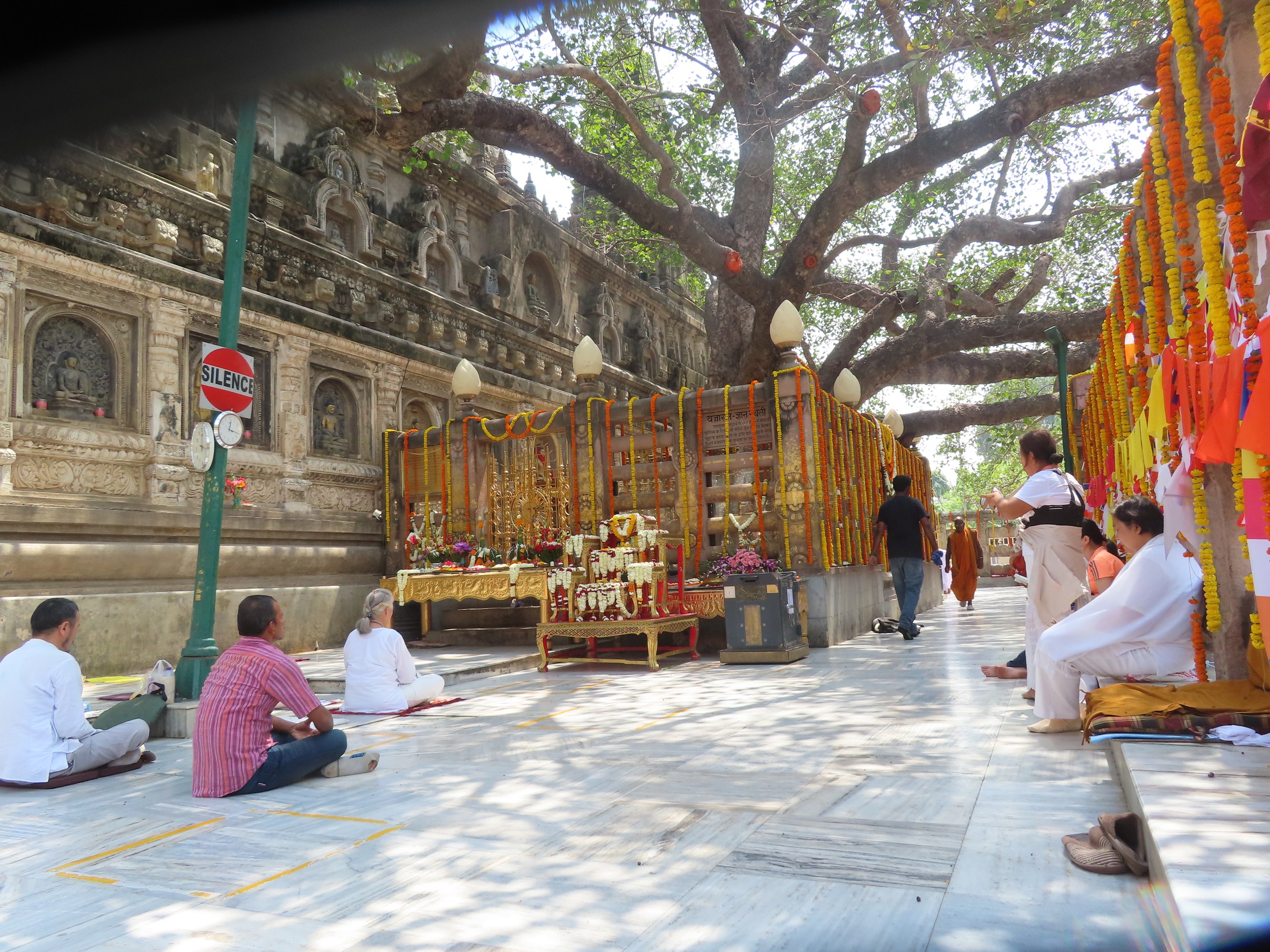 Exterior view of the Mahabodhi Temple