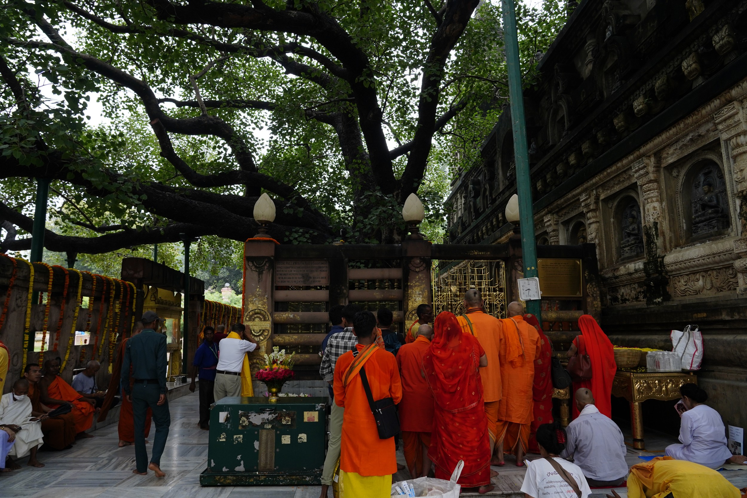 A panoramic view of the temple complex