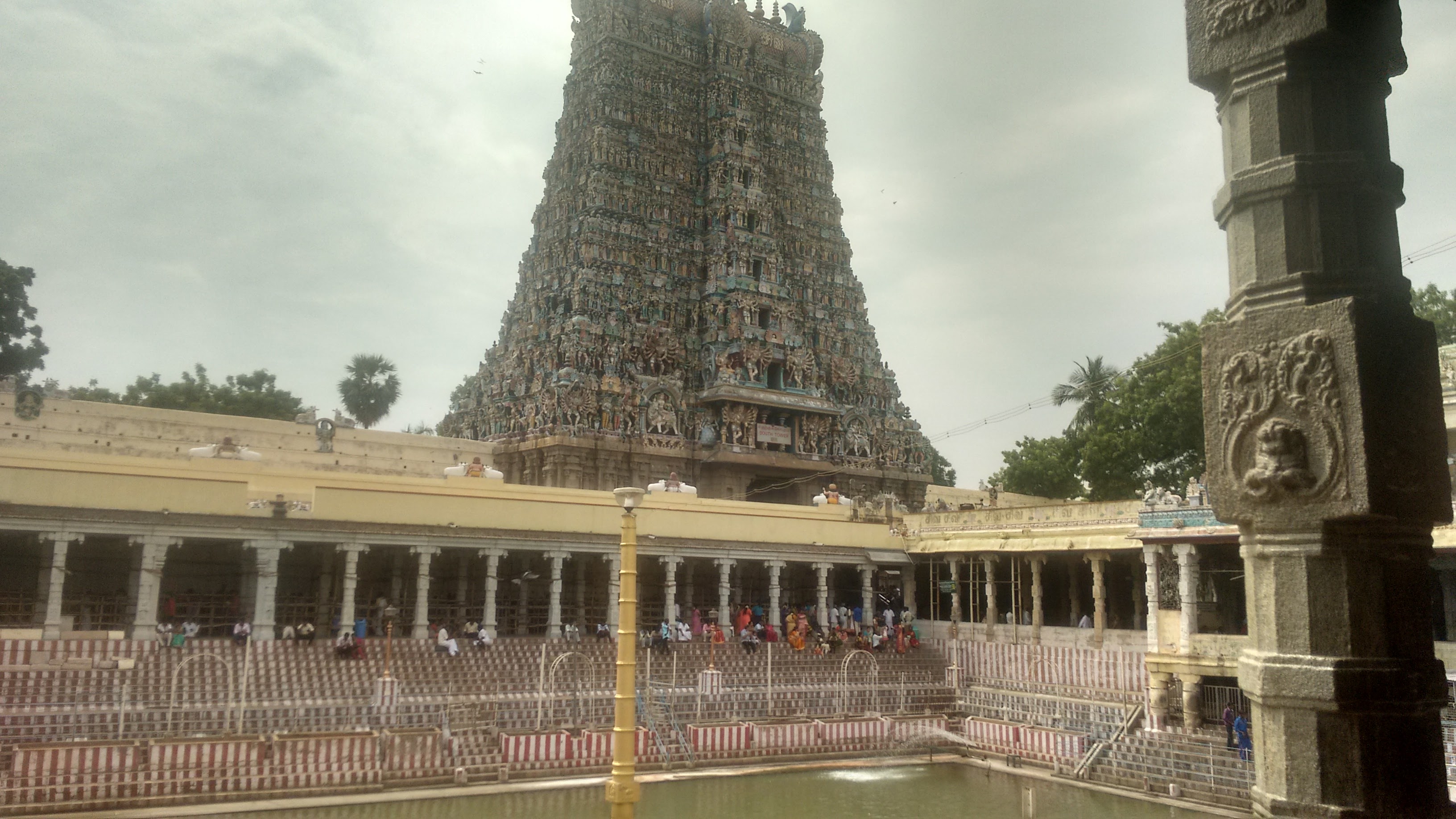 Exterior view of the temple complex.