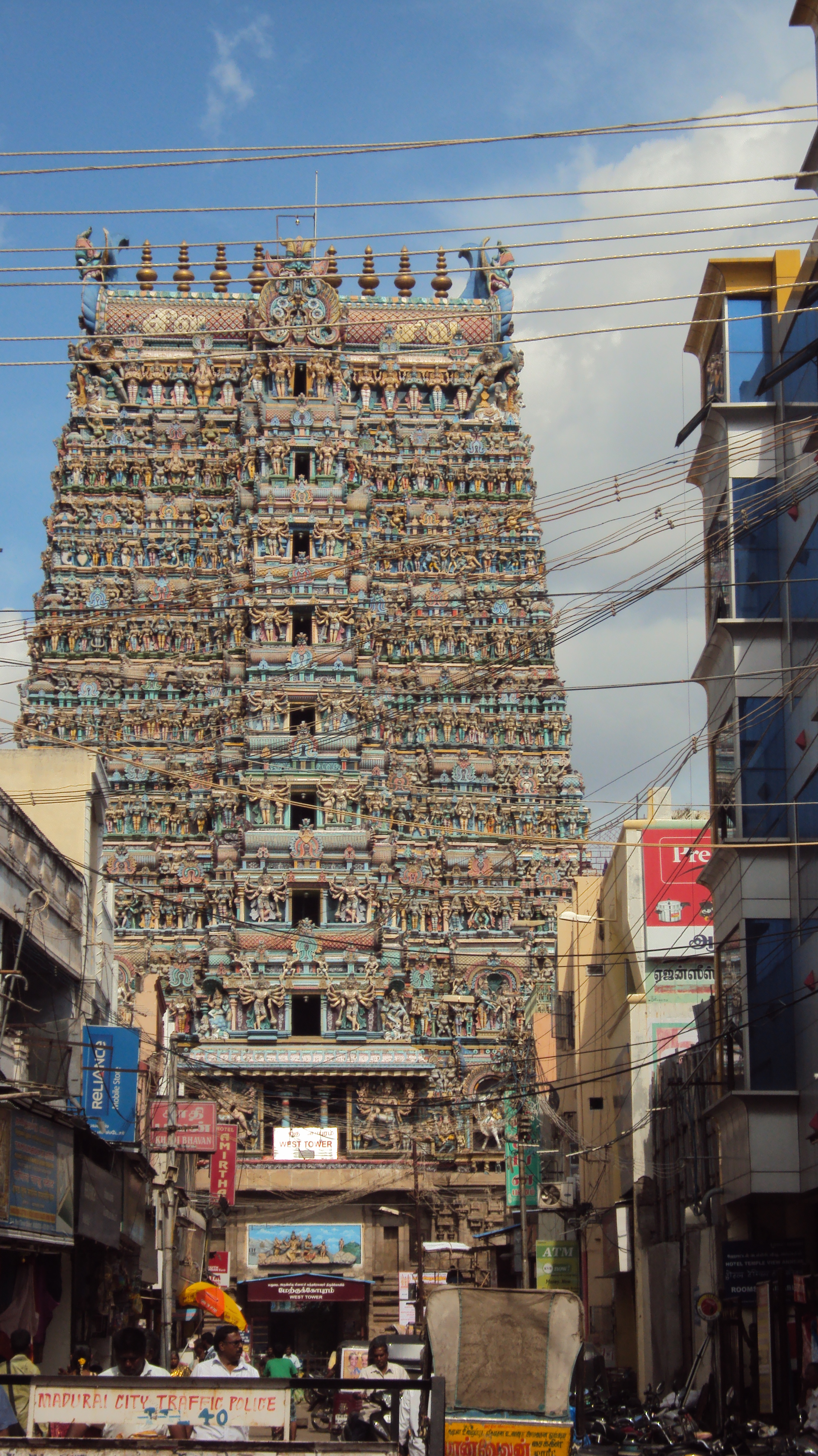 Intricate carvings on the pillars.