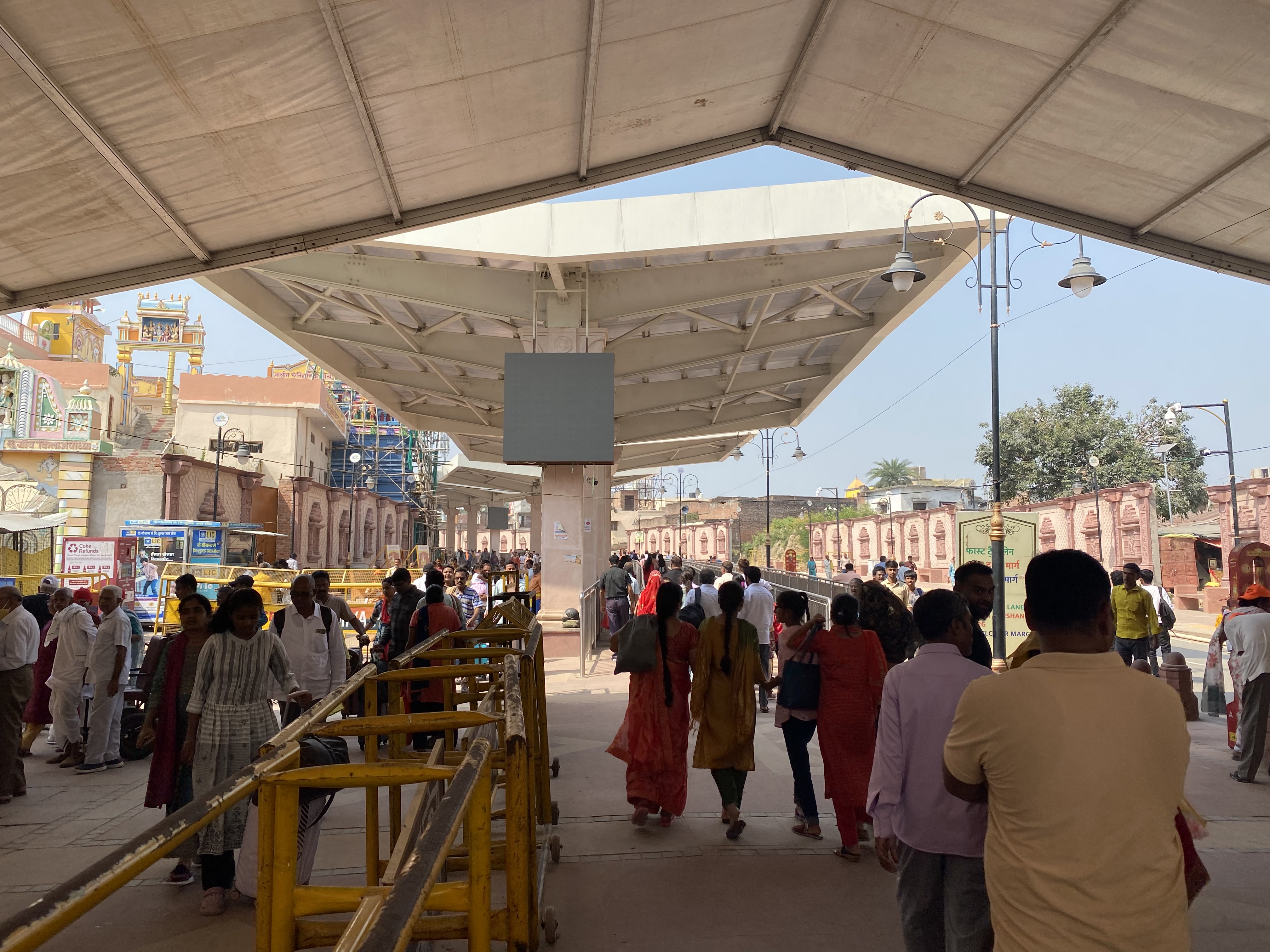 The sacred Ram Mandir in Ayodhya, birthplace of Lord Rama.