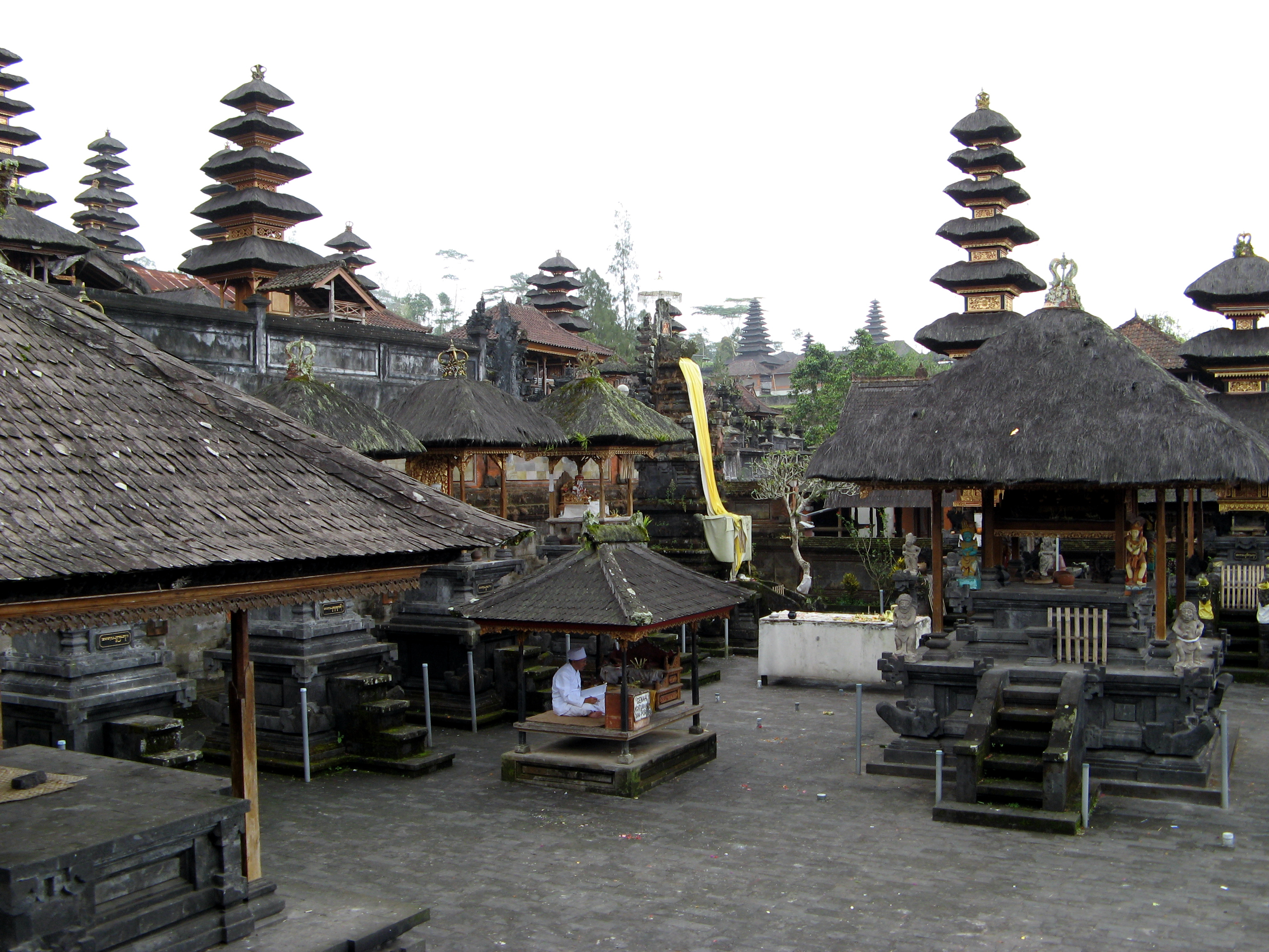 The sacred Meru towers reaching towards the sky.