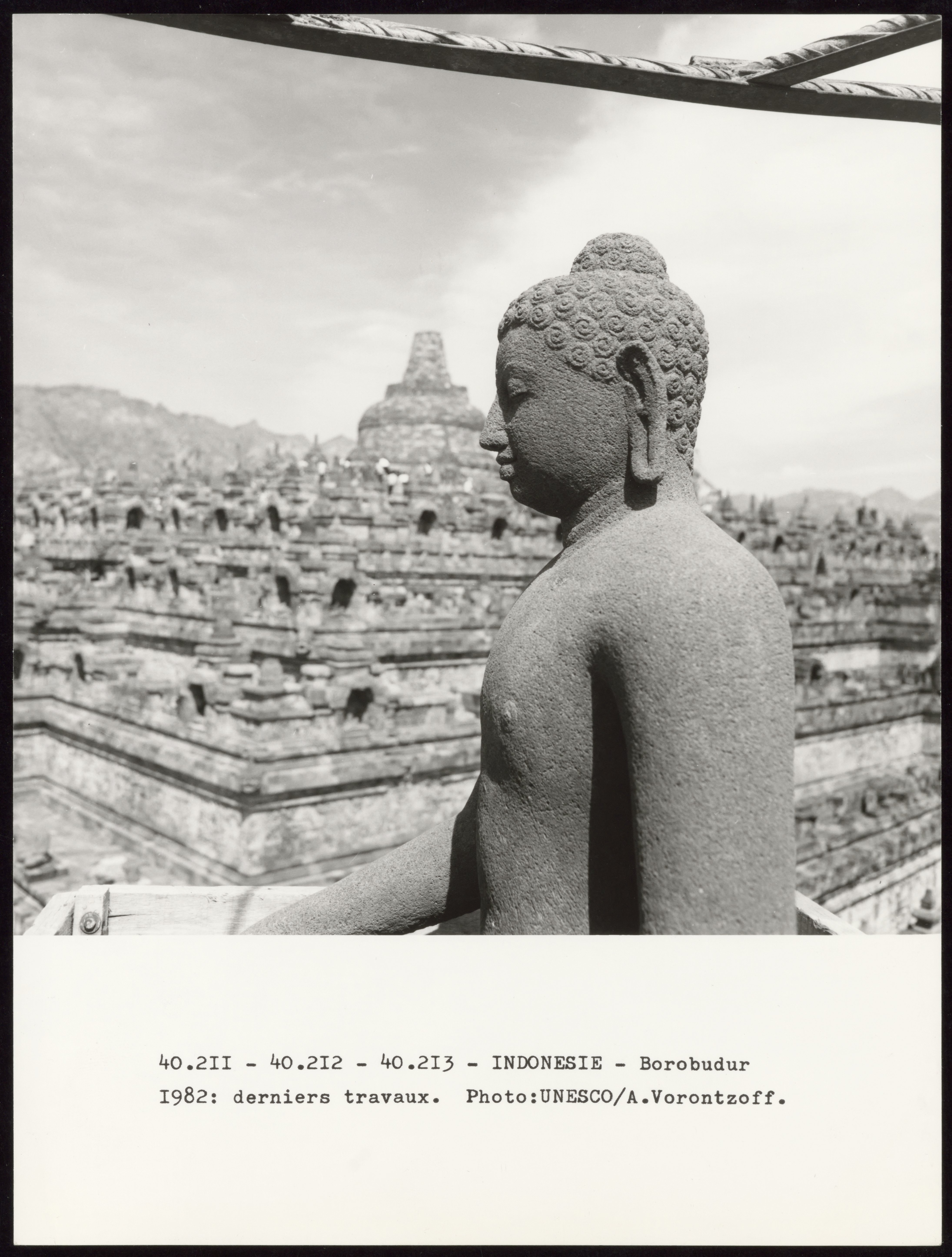 The grandeur and scale of Borobudur, the world's largest Buddhist temple.