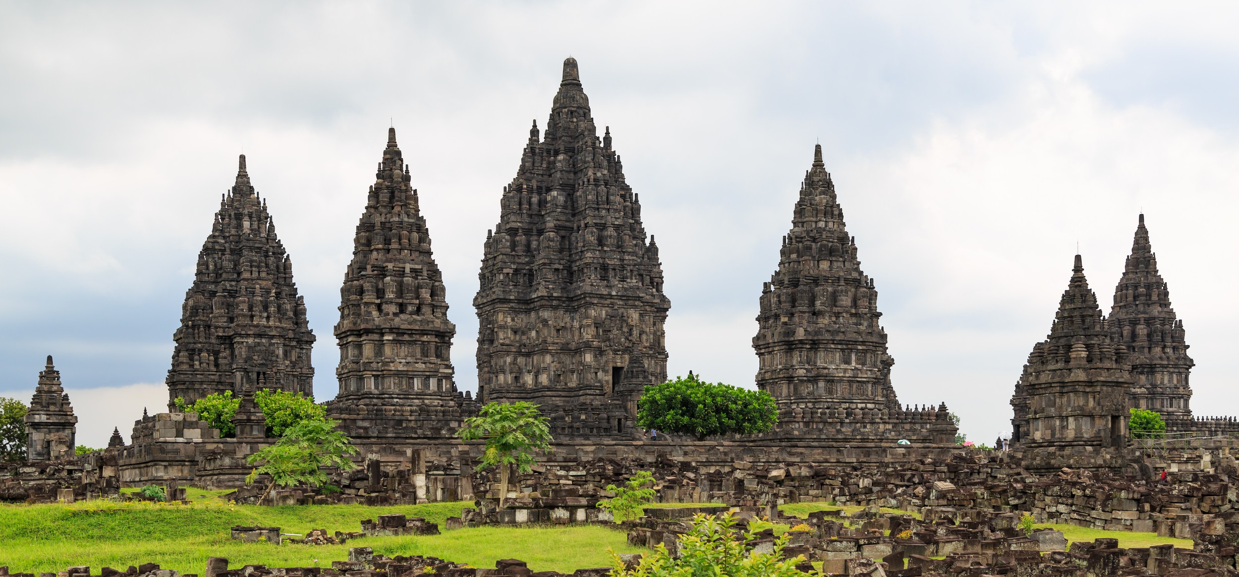 Intricate carvings adorn the walls of the Shiva temple.