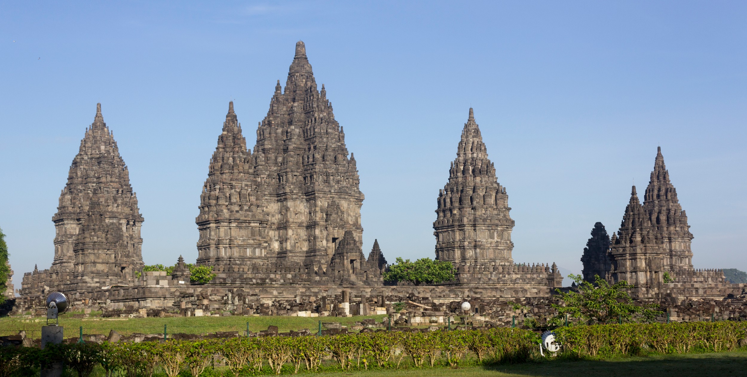 A close-up of the detailed reliefs depicting scenes from the Ramayana.