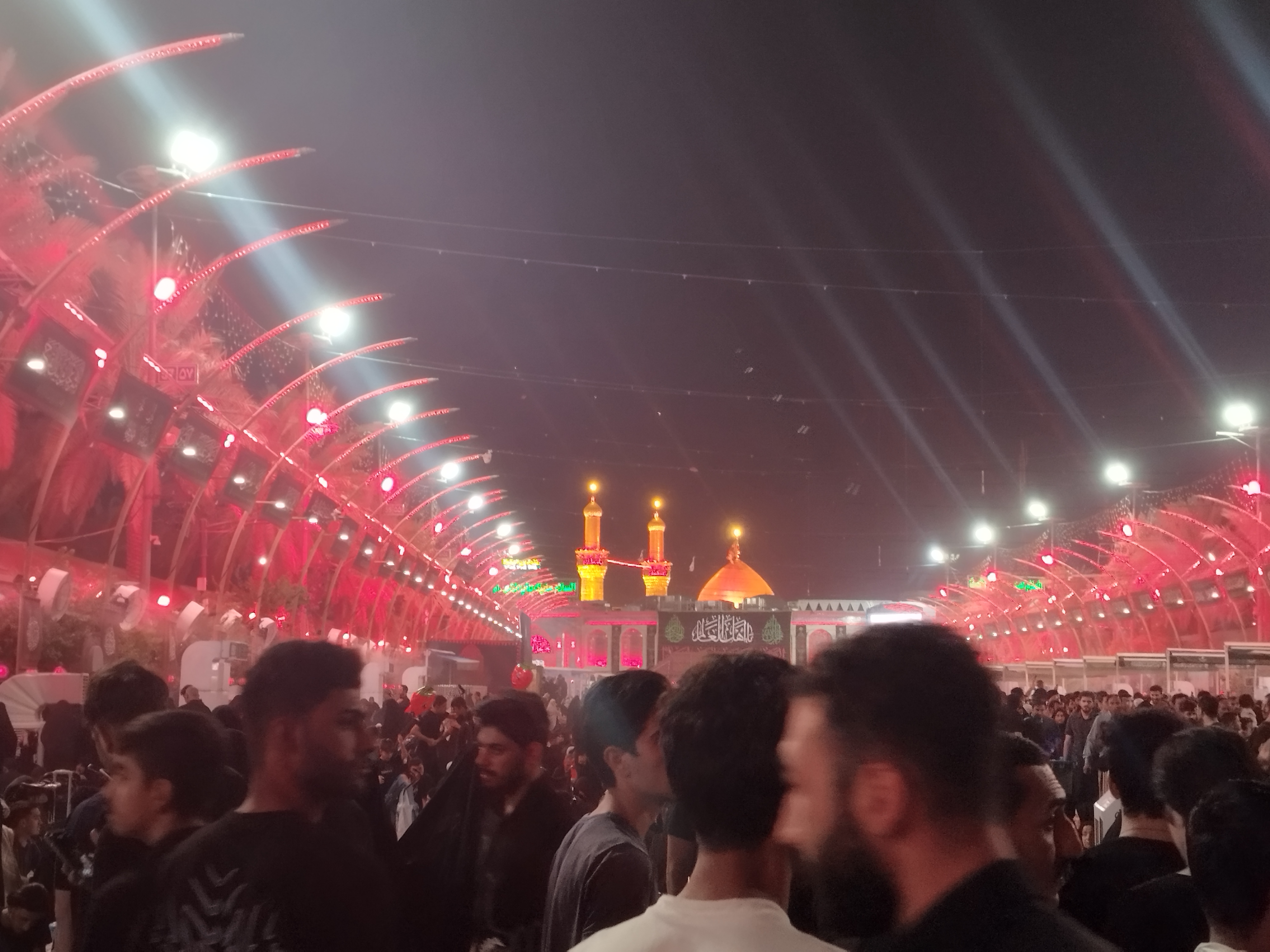 The Imam Husayn Shrine, a sacred destination for Shia Muslims.