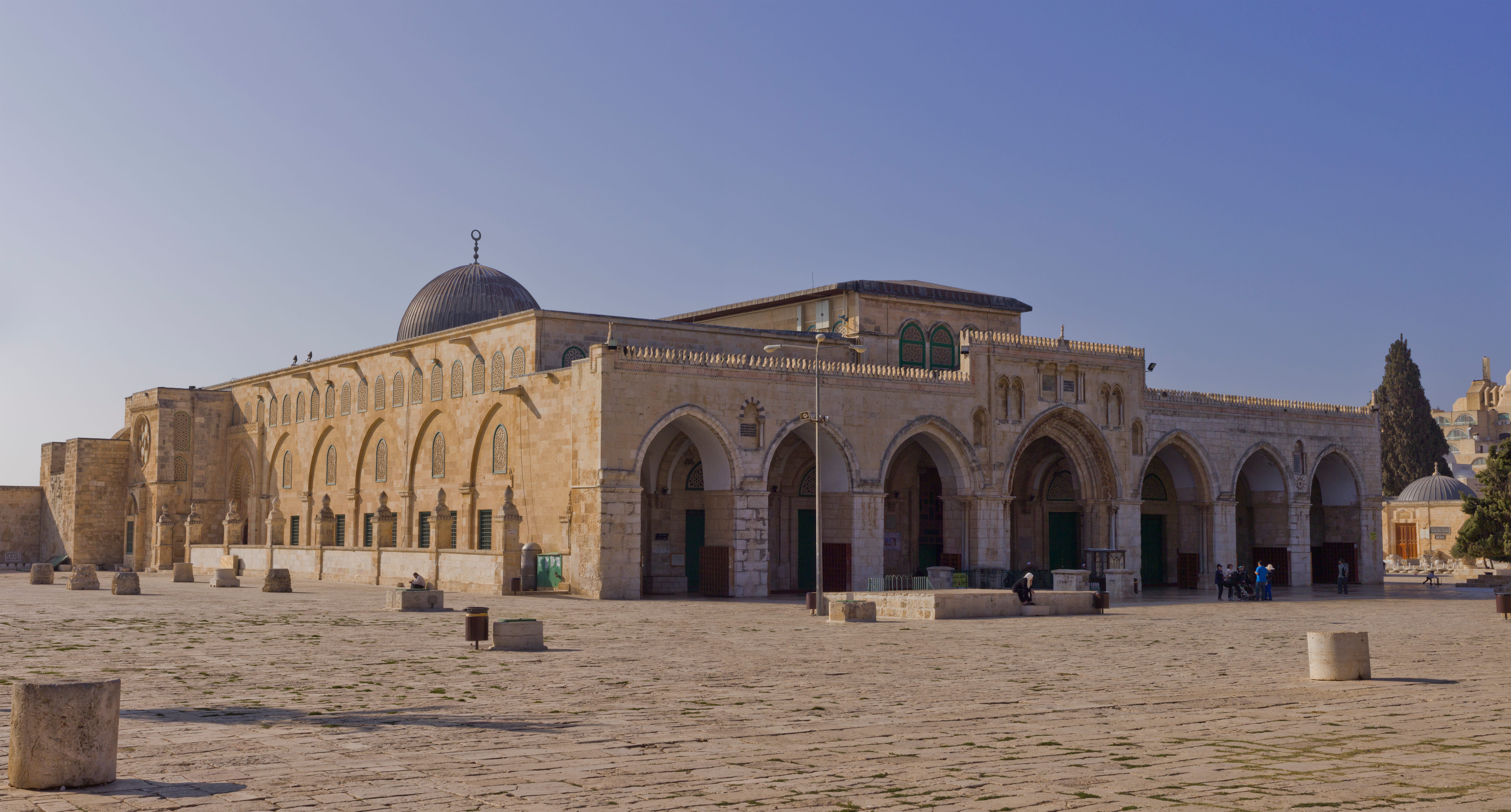 منظر خارجي للمسجد الأقصى.