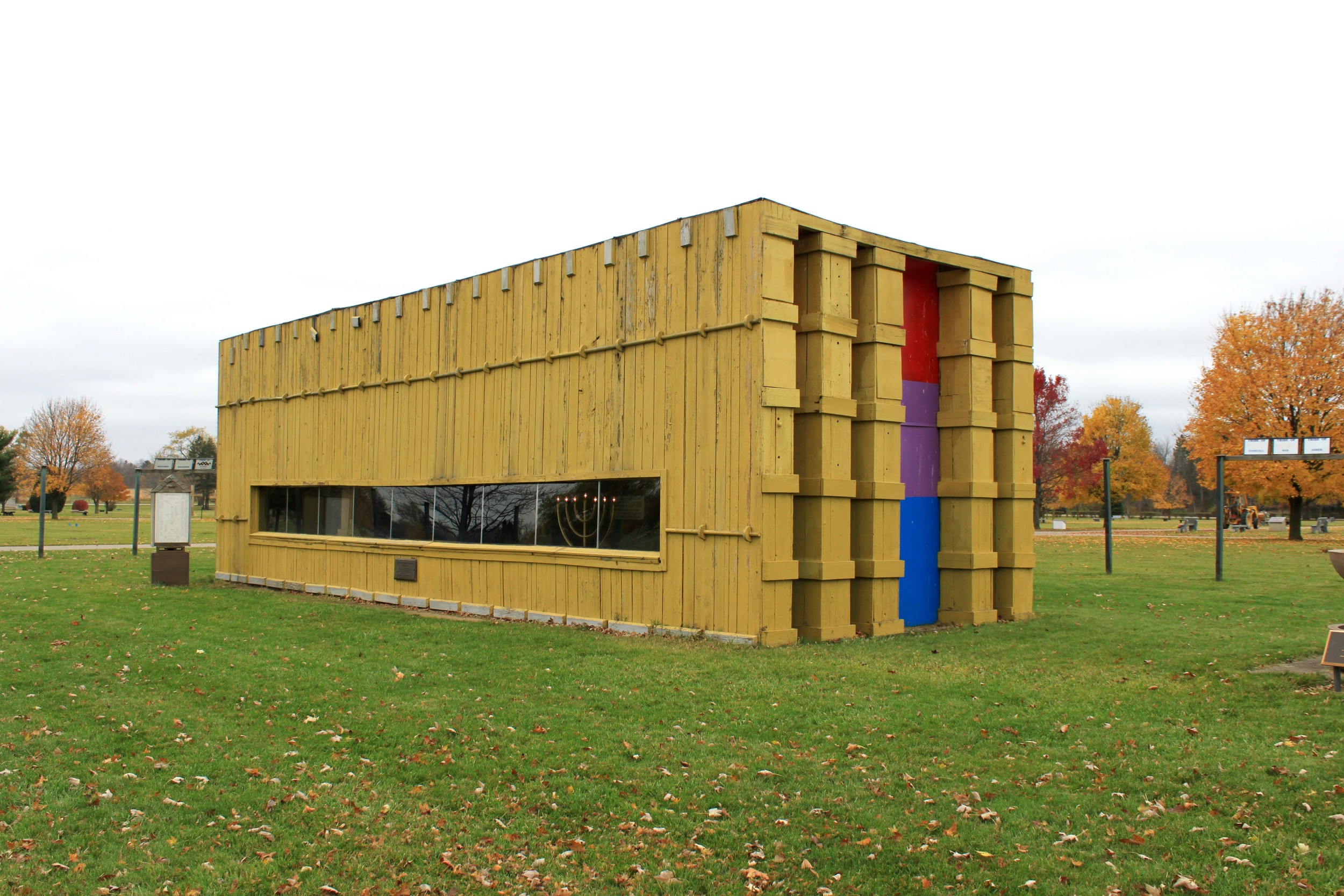 An artist's rendering of the Ancient Tabernacle of Moses.