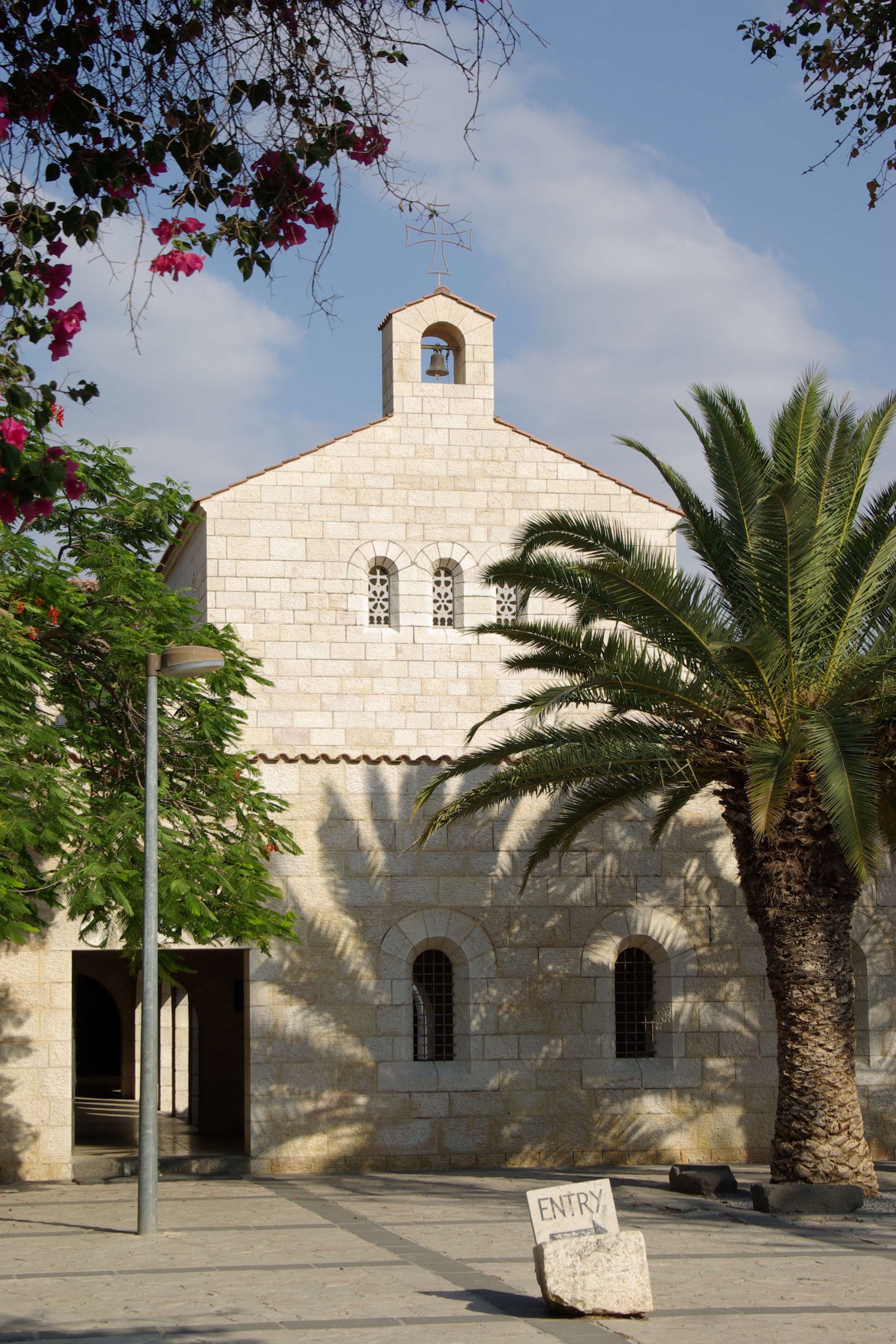 Exterior view of the Church of the Multiplication.