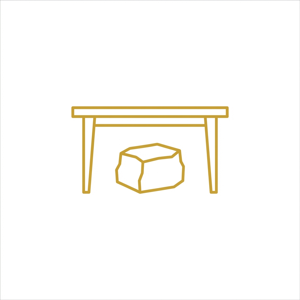 Limestone Rock Under the Altar