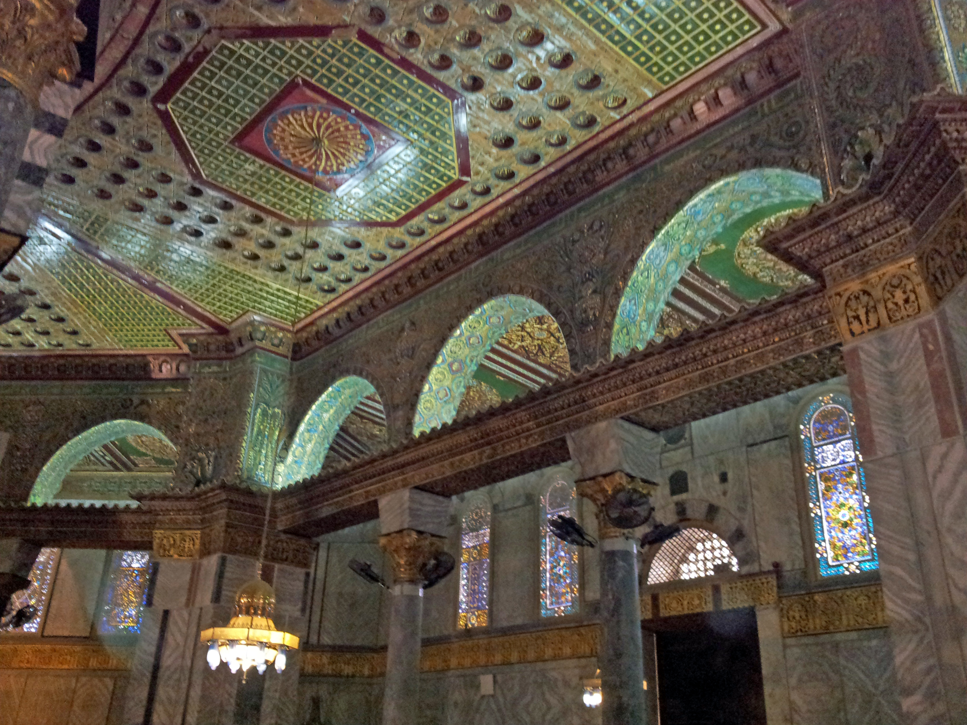 The Dome of the Rock, a place of pilgrimage.
