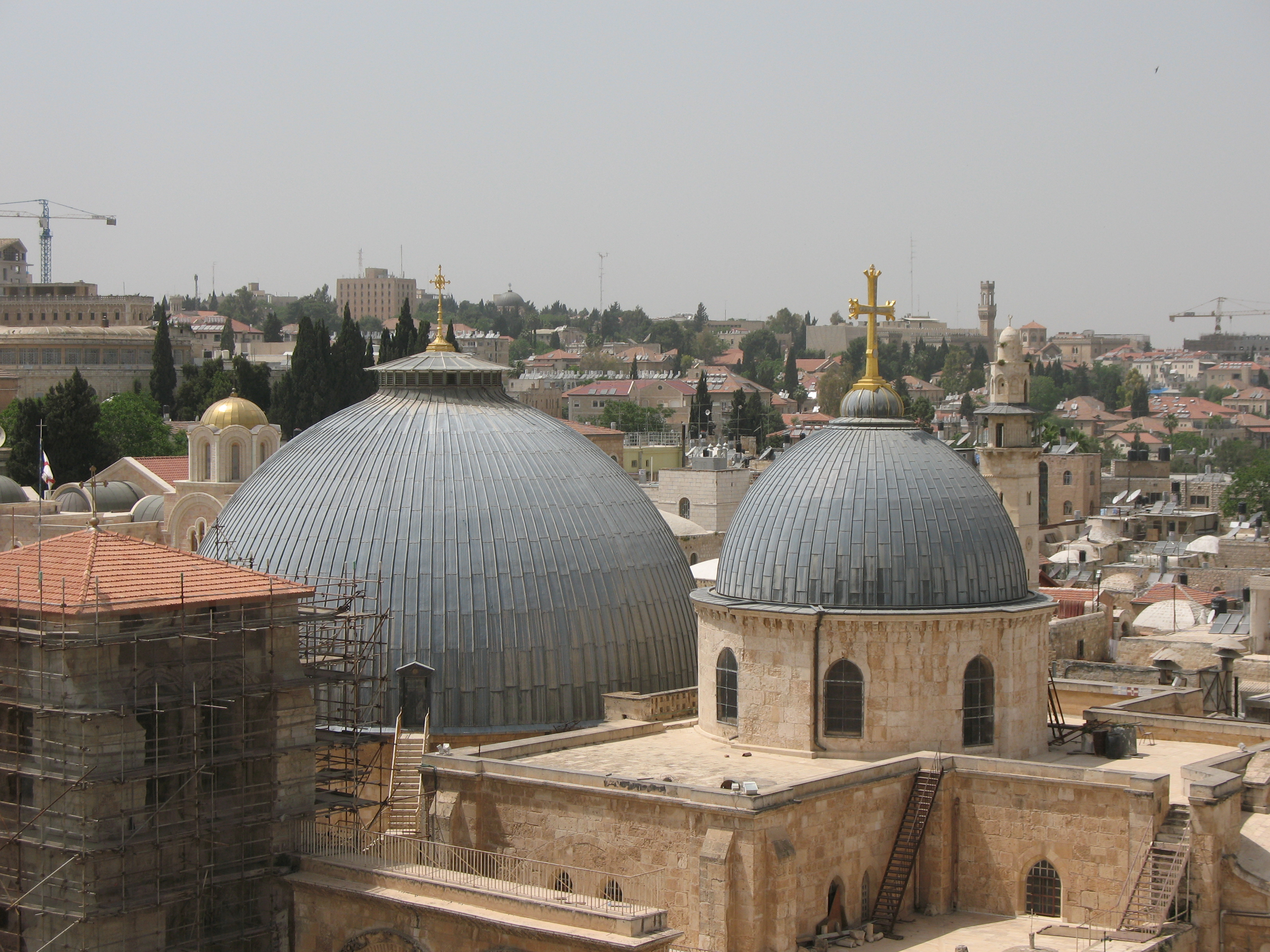The Greek Orthodox Catholicon is a central space for worship.
