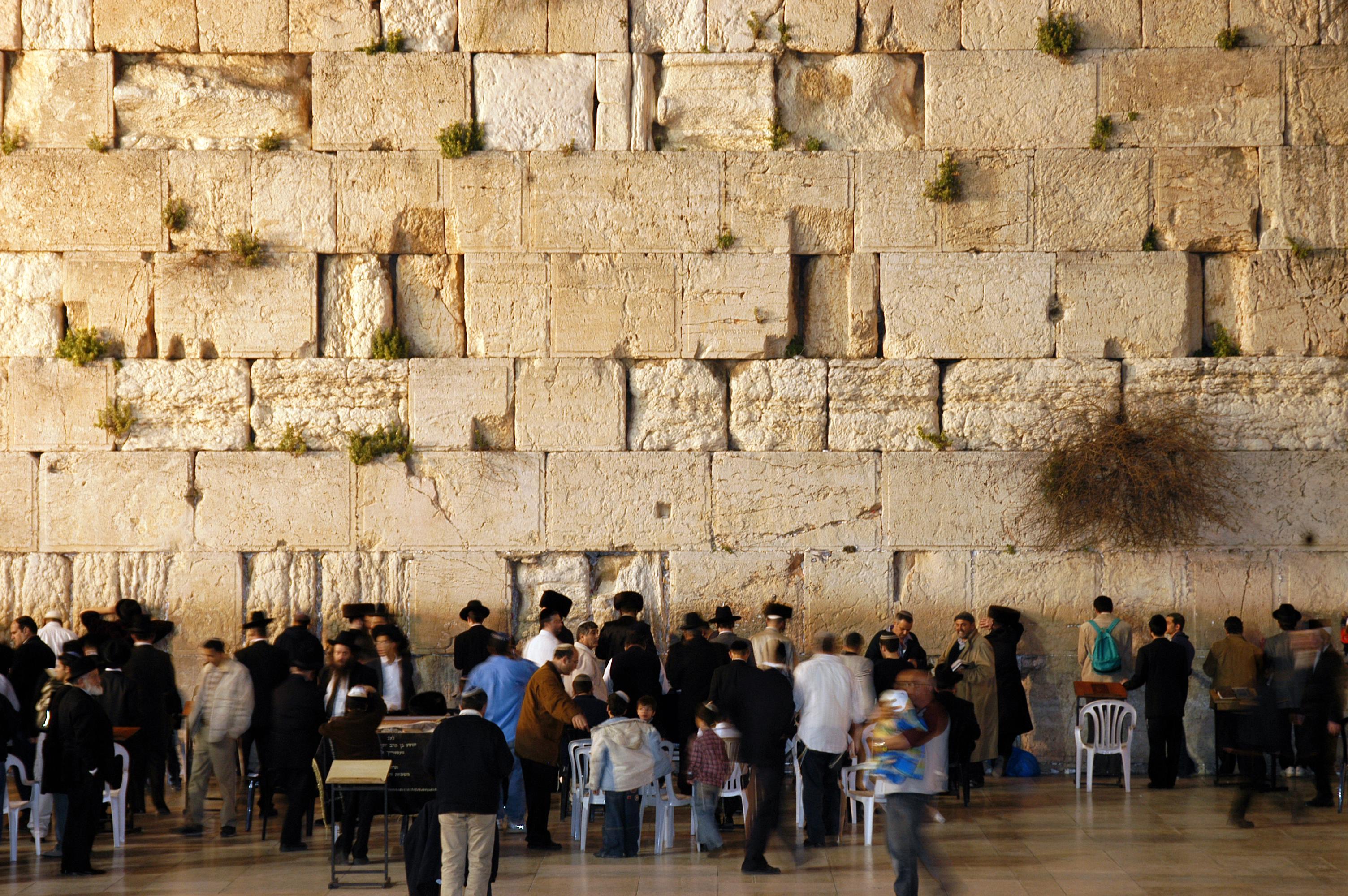 The Western Wall, a place of prayer and reflection.