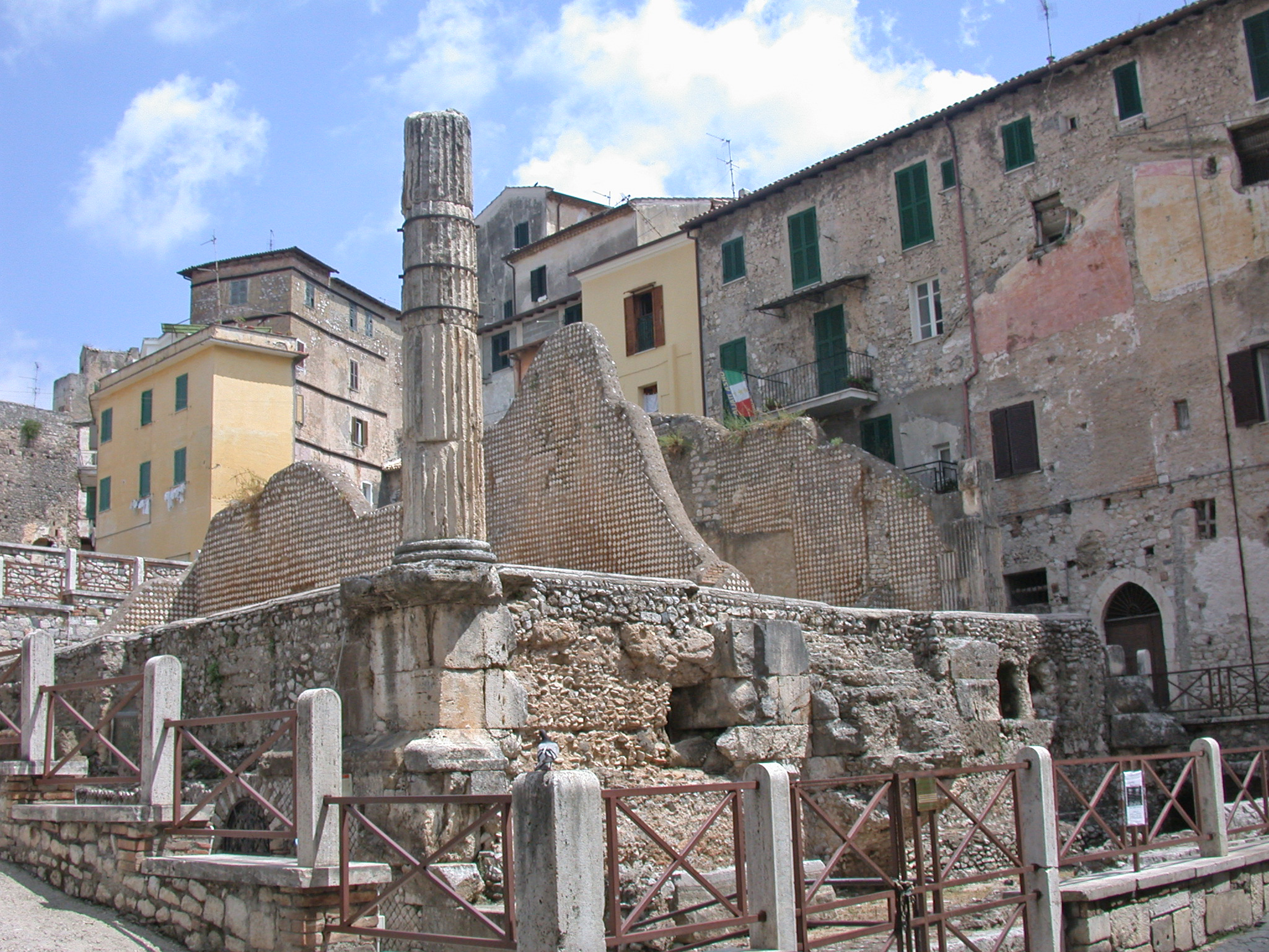 Artistic rendering of the Aedes Roma Pietatis, showcasing its potential architectural style.