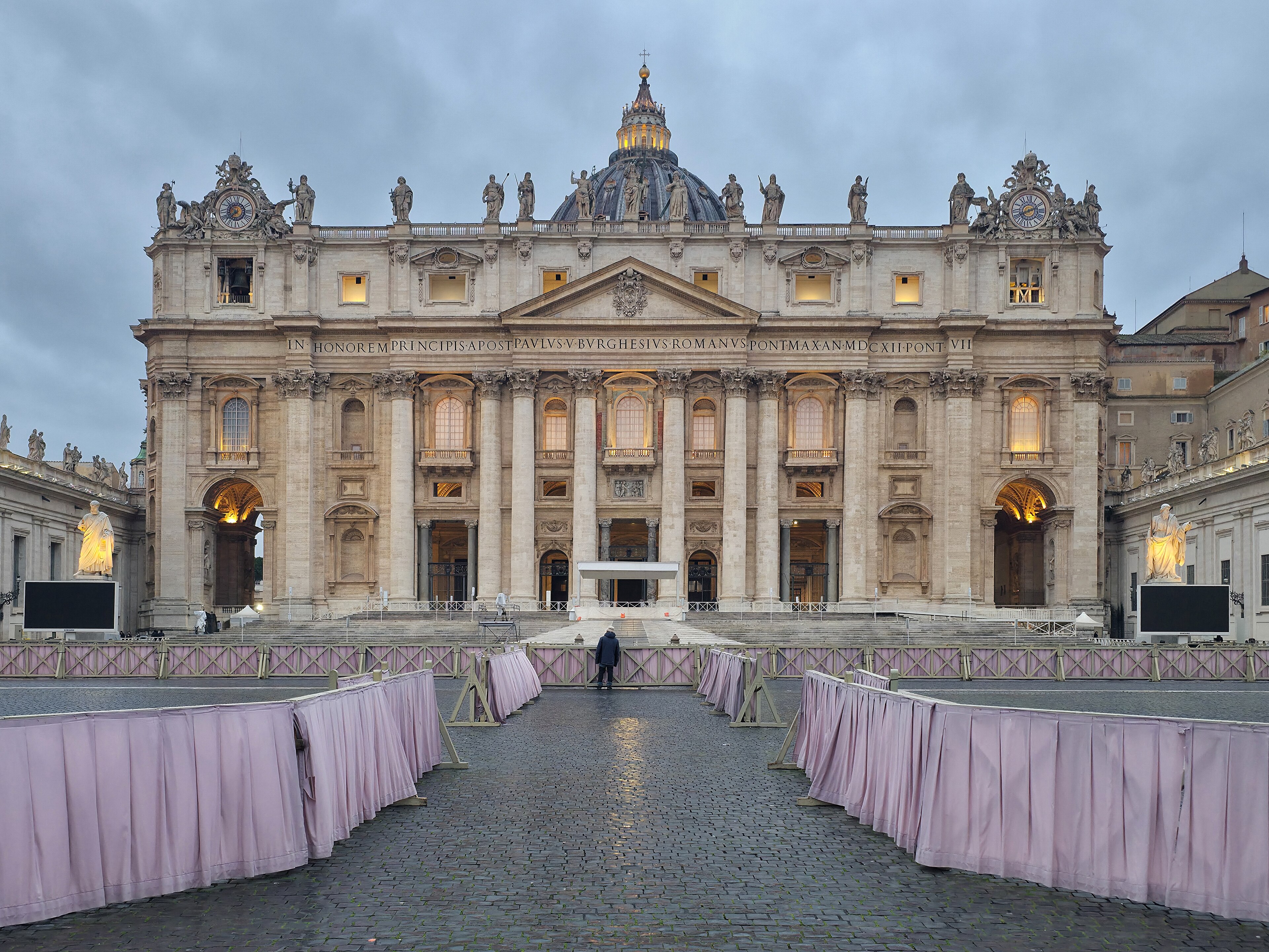 Close view of the main facade