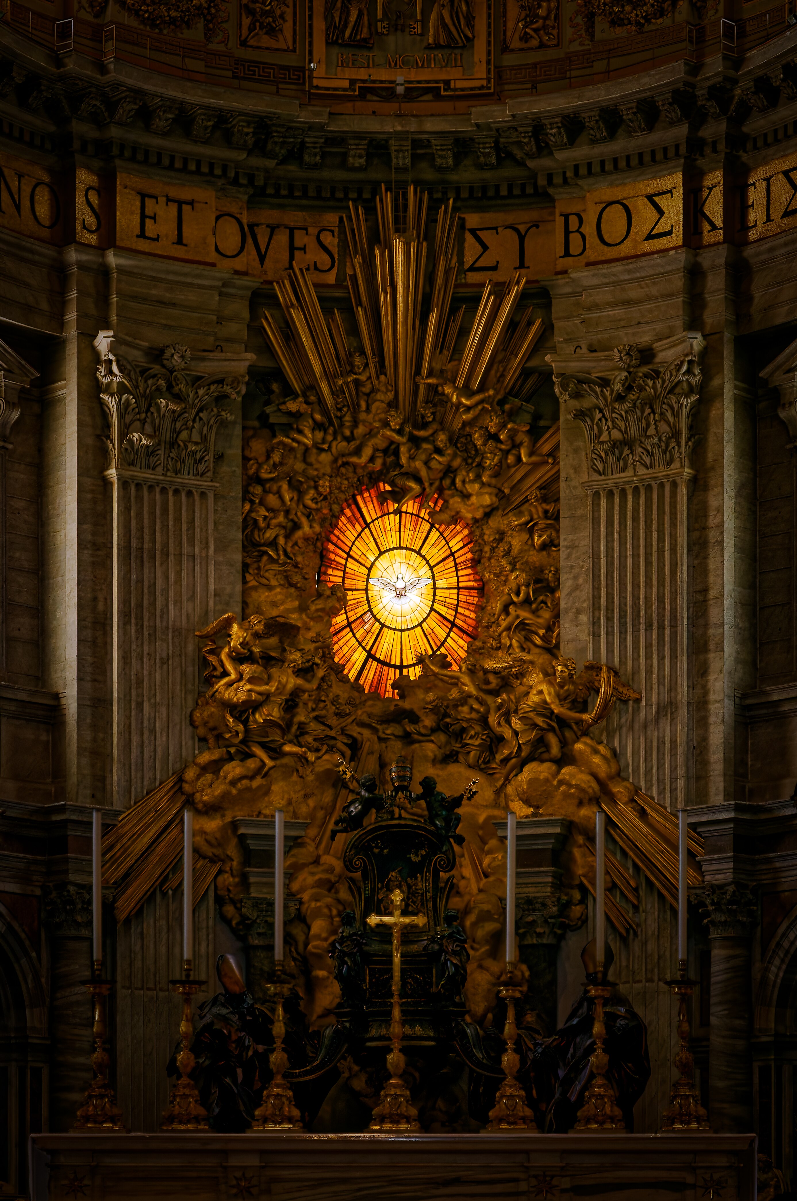 Bernini's Cathedra Petri (Chair of St. Peter)
