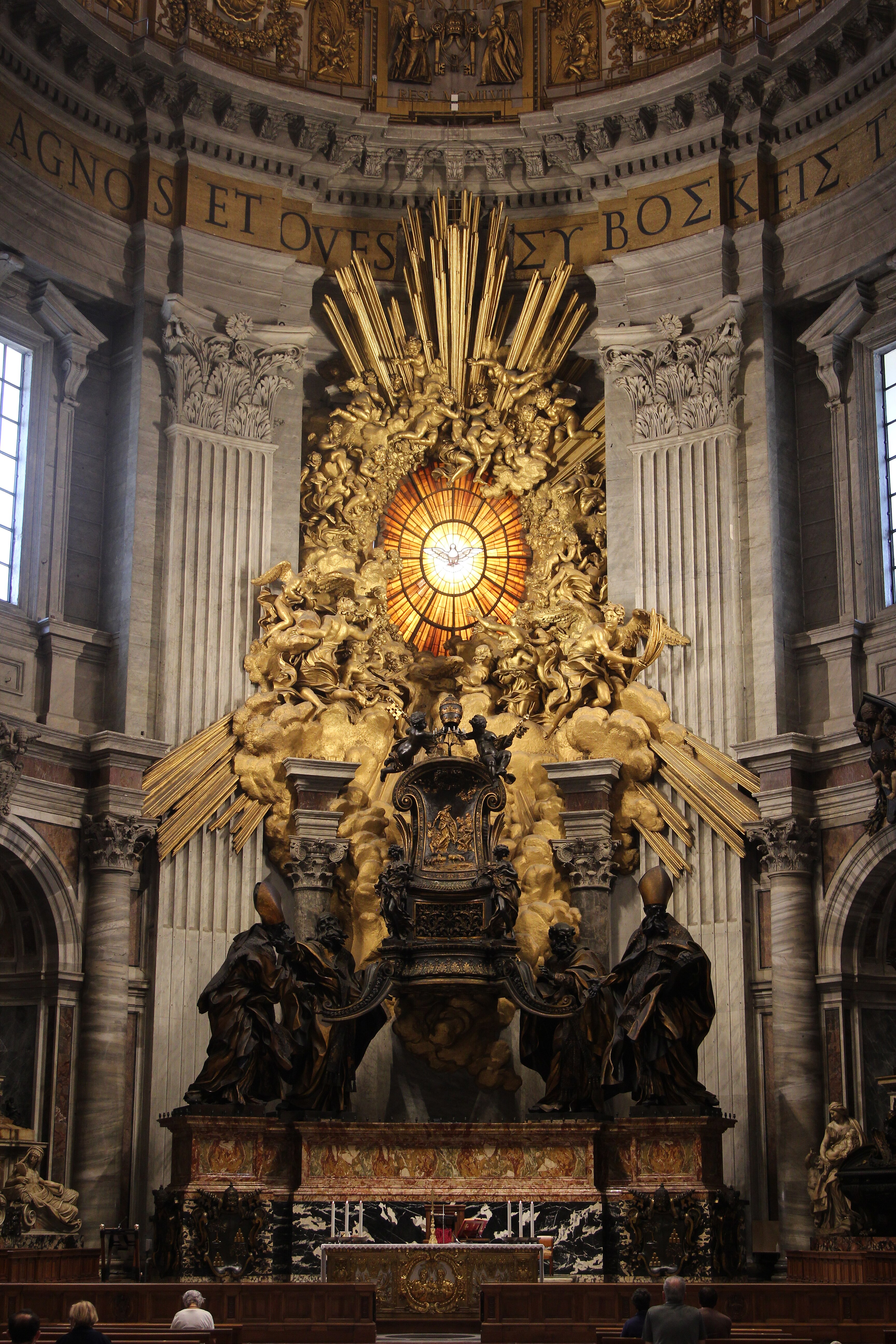 The Papal Altar beneath the Baldachin