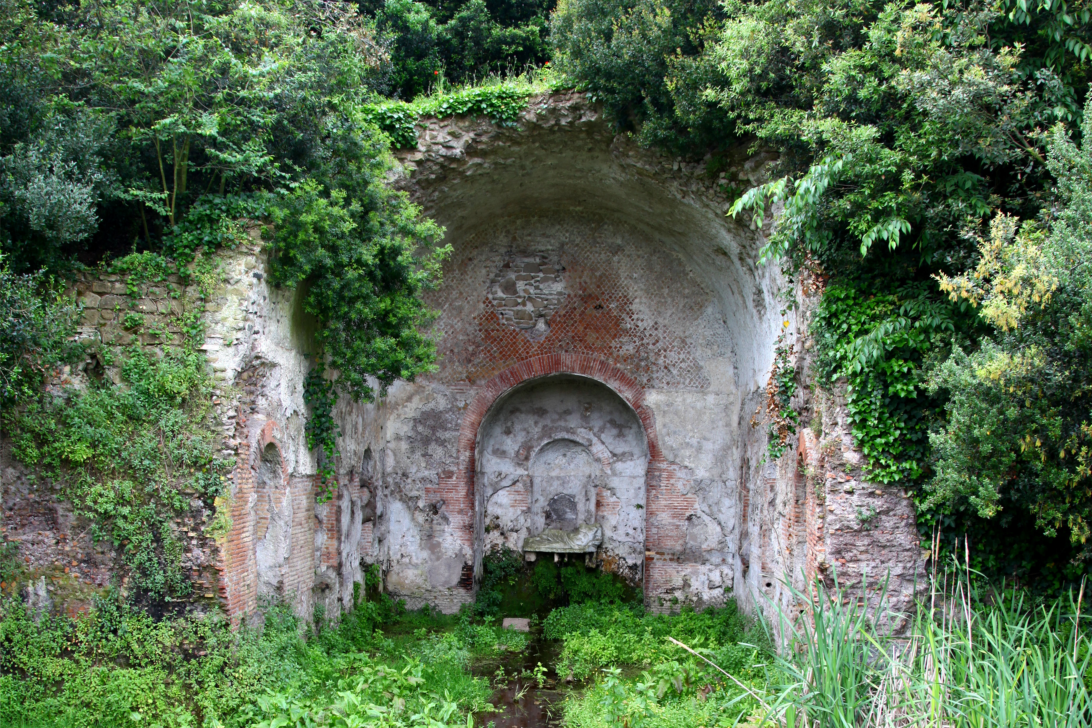 The Nymphaeum in the Caffarella Park.