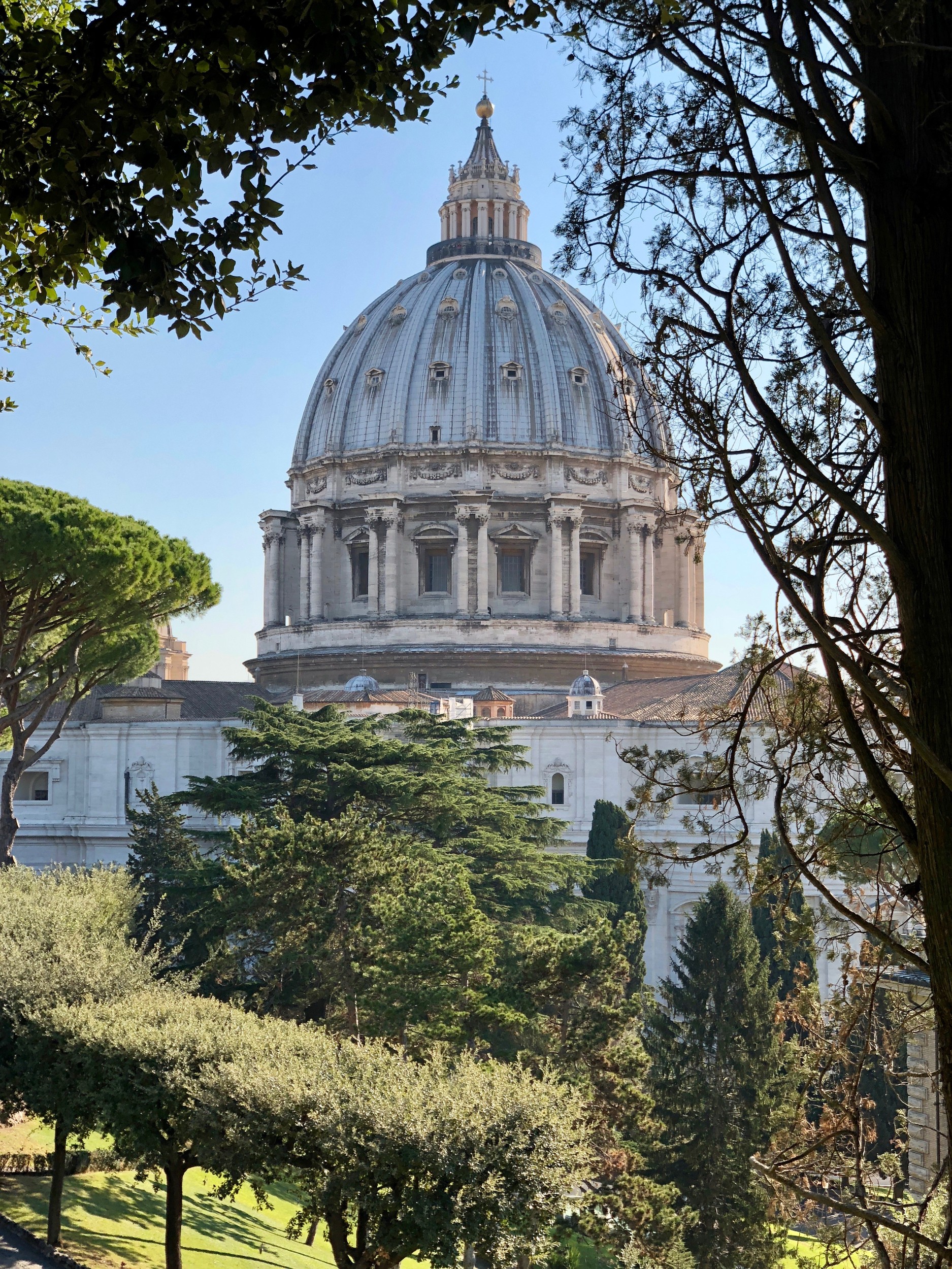 The Sistine Chapel, adorned with Michelangelo's famous frescoes.
