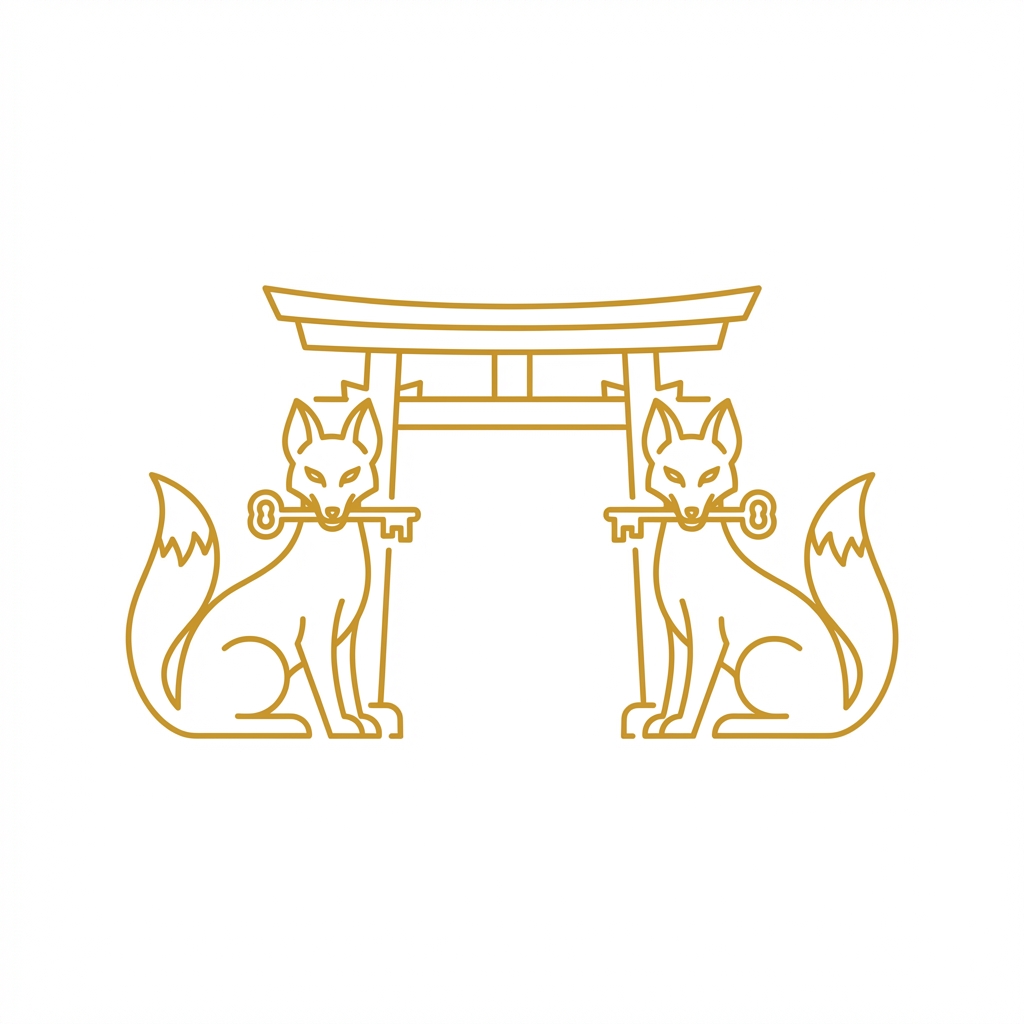 Fox Statues (Kitsune)