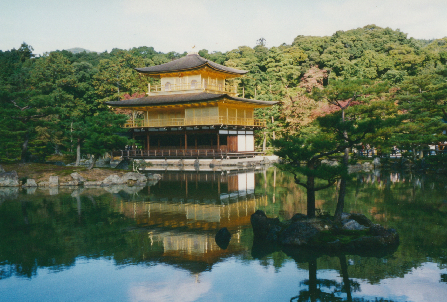 The garden surrounding the temple.