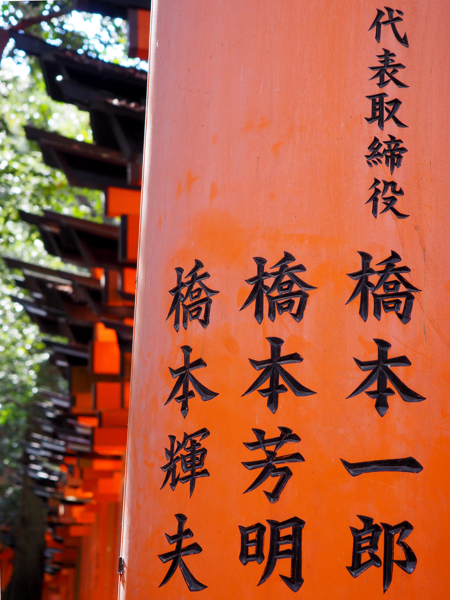 Scenic view of Mount Haguro's stone steps.