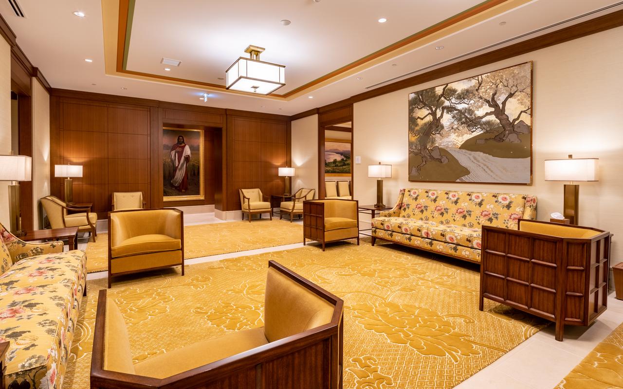 Another view of the temple exterior