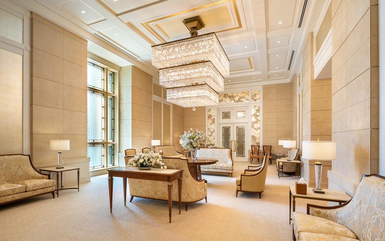 The temple grounds with Japanese maples