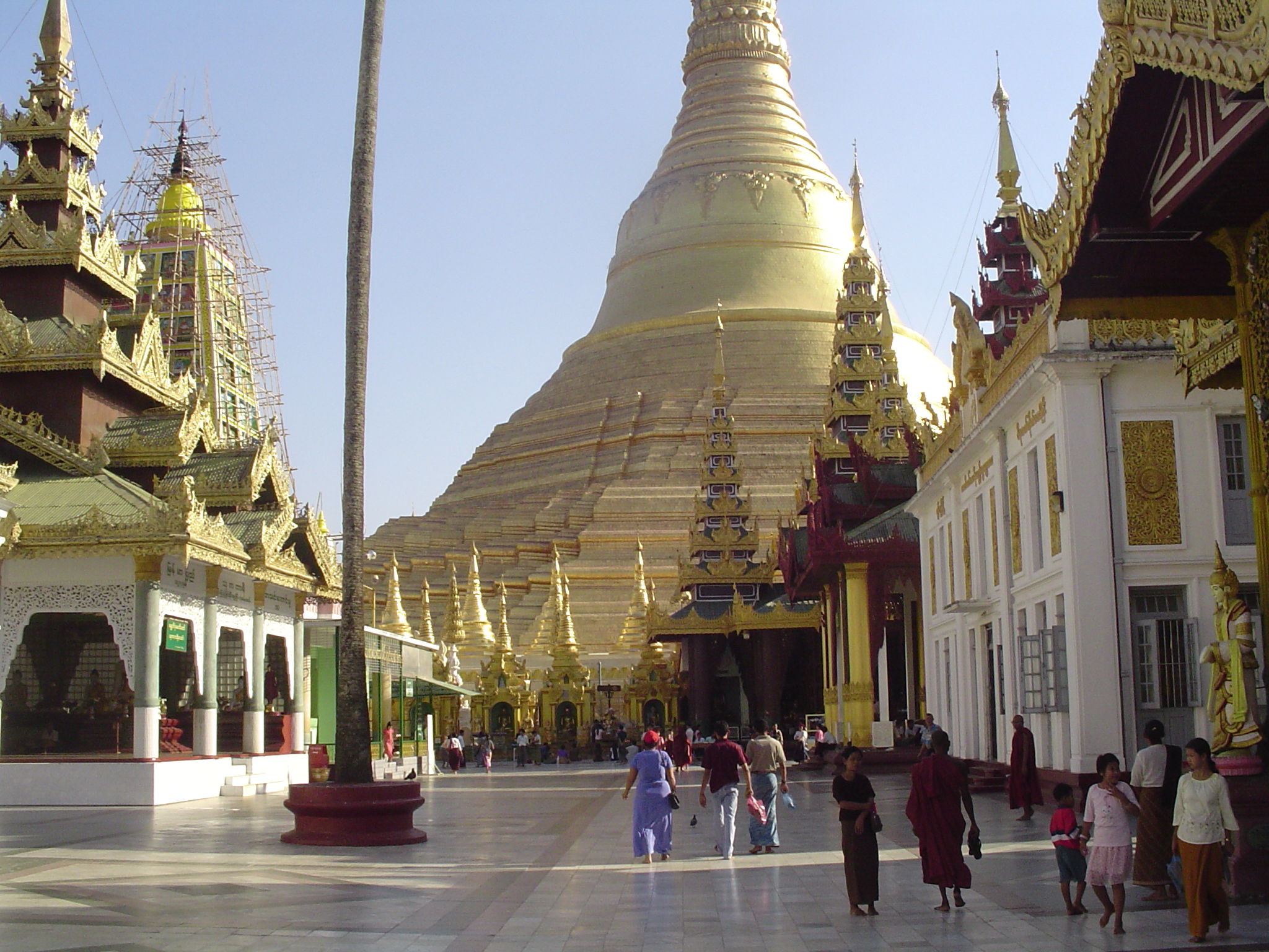 A serene scene at the pagoda