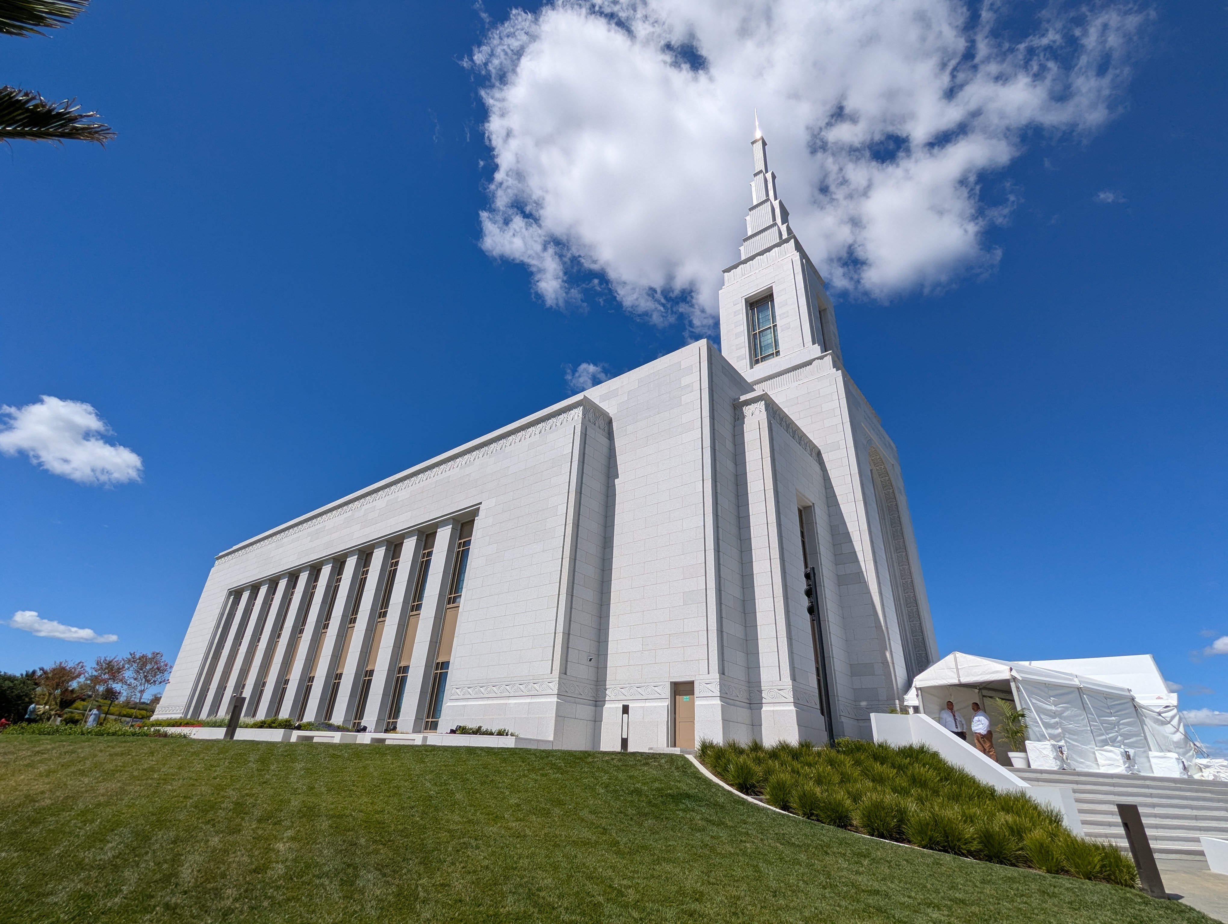 Another angle of the temple's exterior