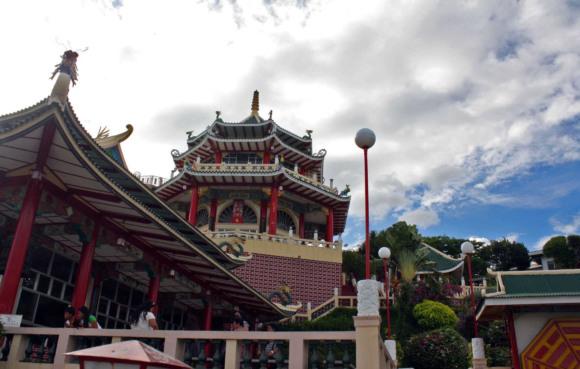 Wishing well where visitors can offer prayers and make wishes