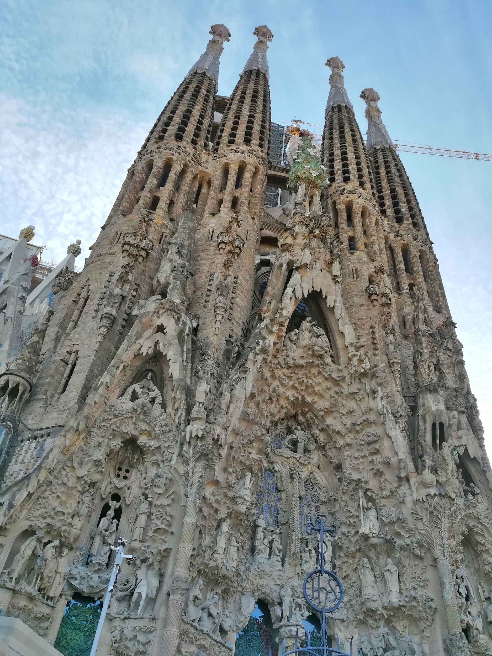 The Nativity Facade from Carrer de la Marina (Joyful)