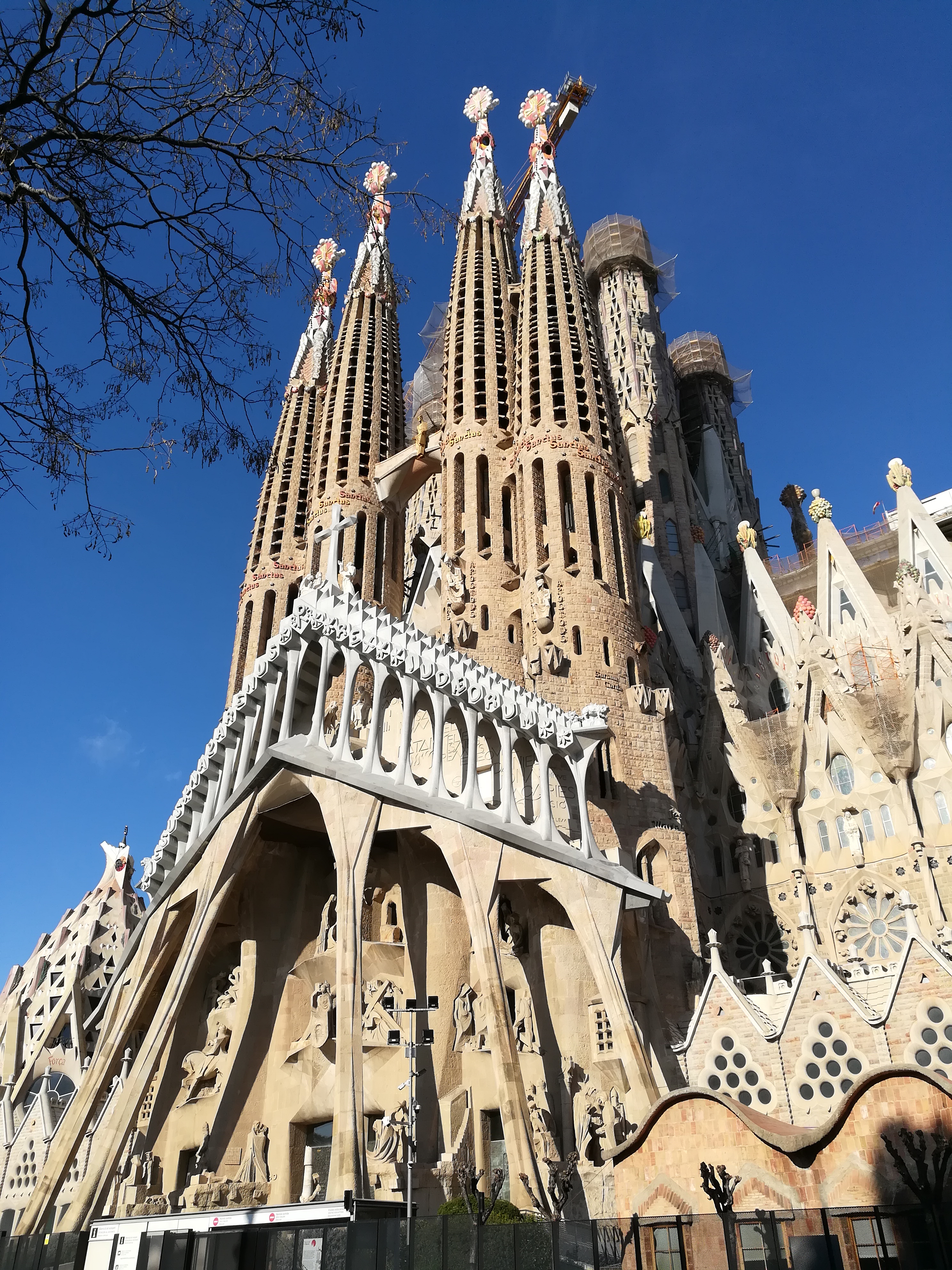 The Passion Facade from Carrer de Sardenya (Austere)